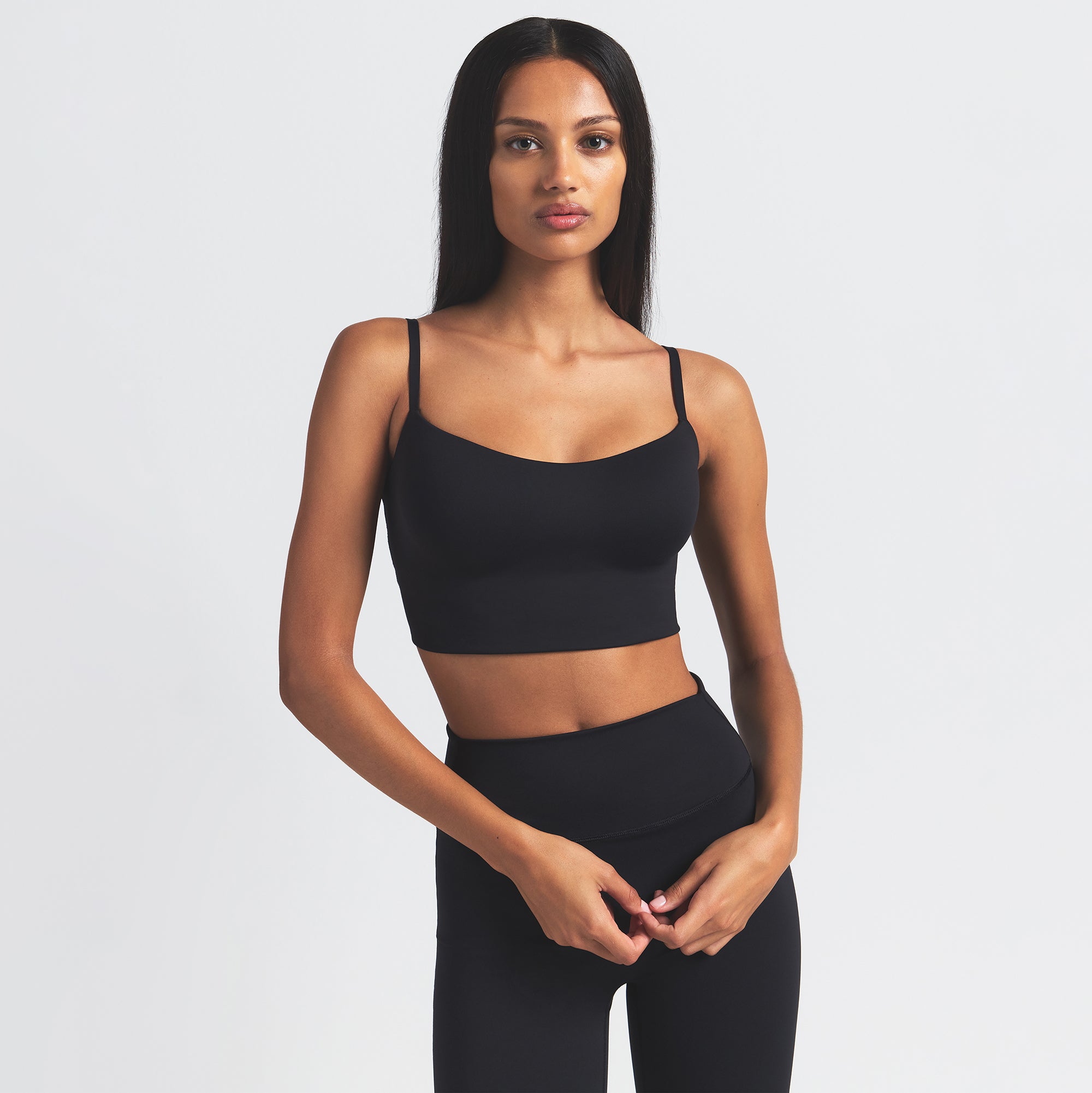 NikeSKIMS MATTE CAMI BRA TOP | OBSIDIAN | SKIMS