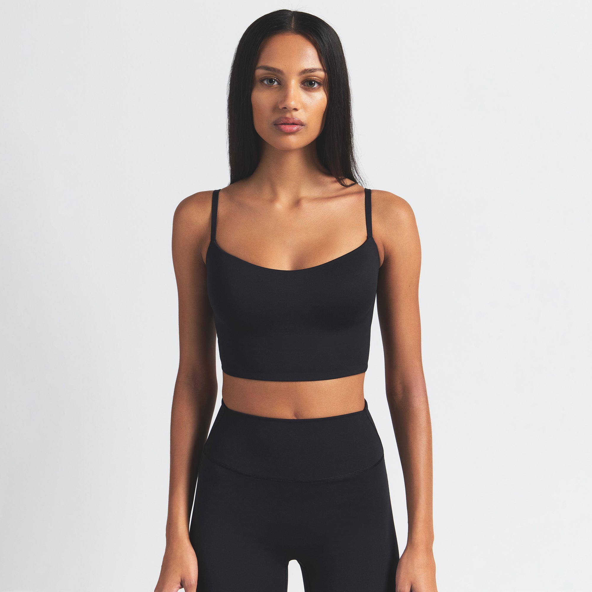 NikeSKIMS MATTE CAMI BRA TOP | OBSIDIAN | SKIMS