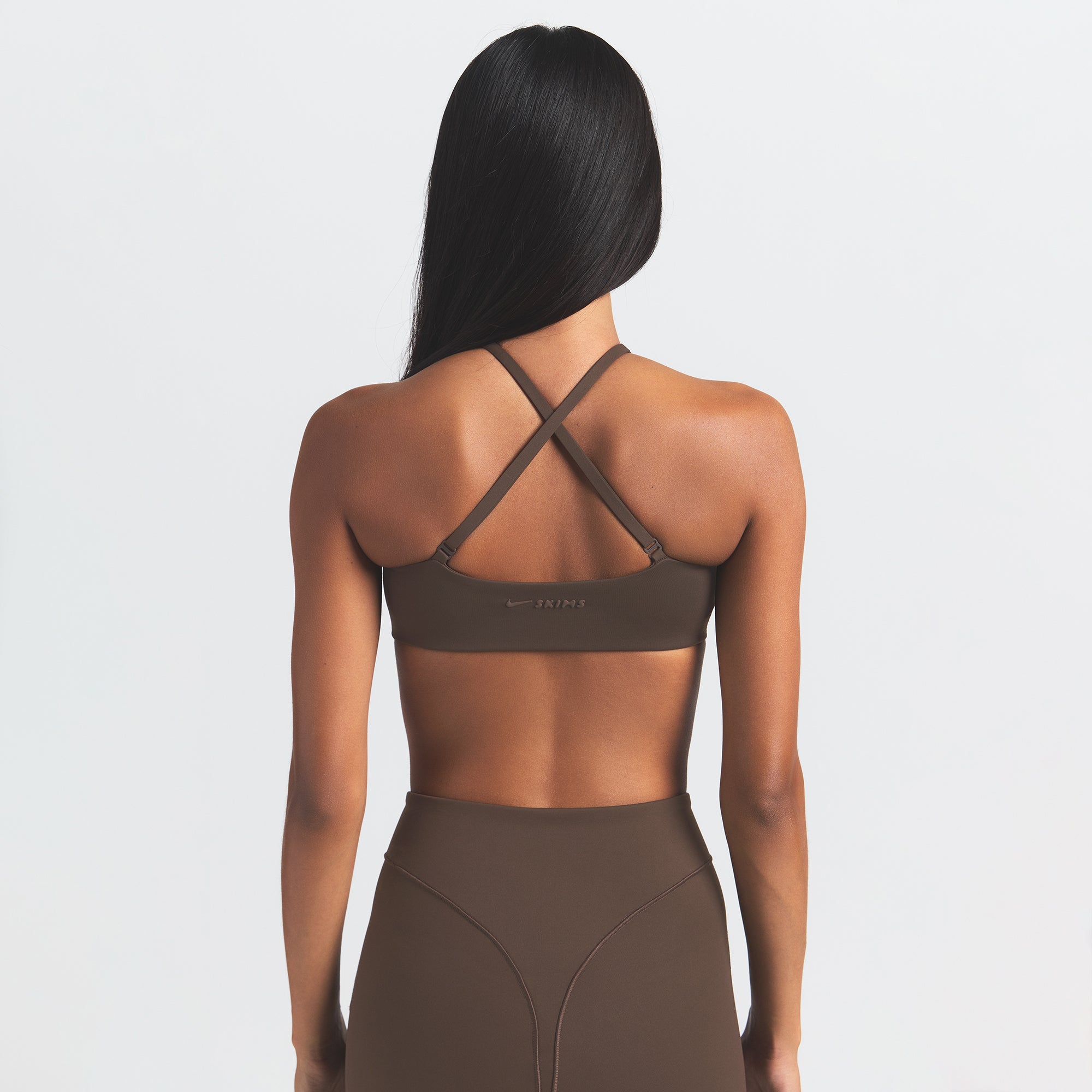 NikeSKIMS MATTE MICRO SCOOP BRA | DARK SEPIA | SKIMS