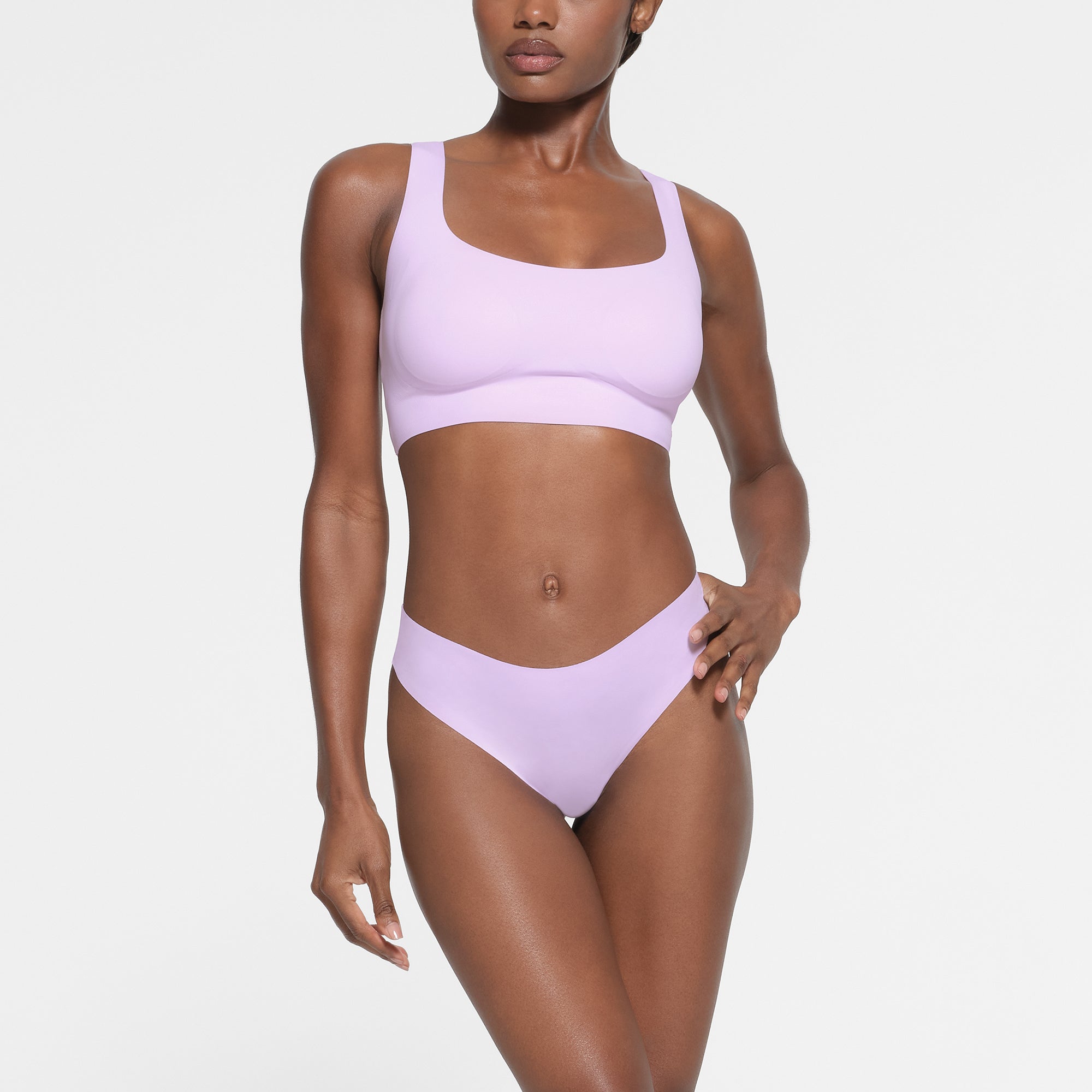NAKED SCOOP LONGLINE BRALETTE SUGAR PLUM