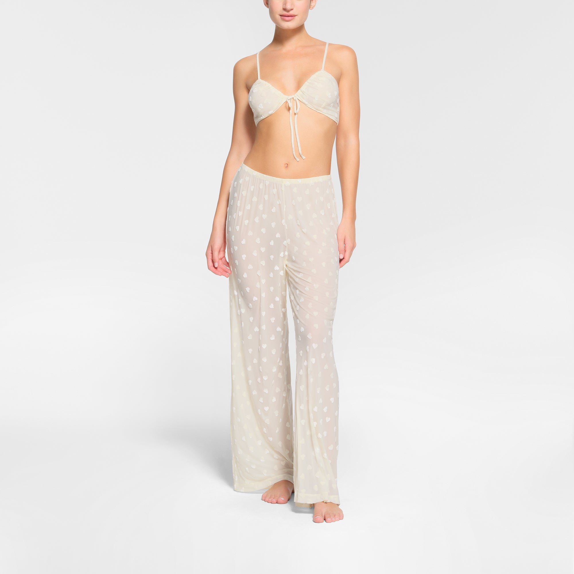 Tie front bralette top discount