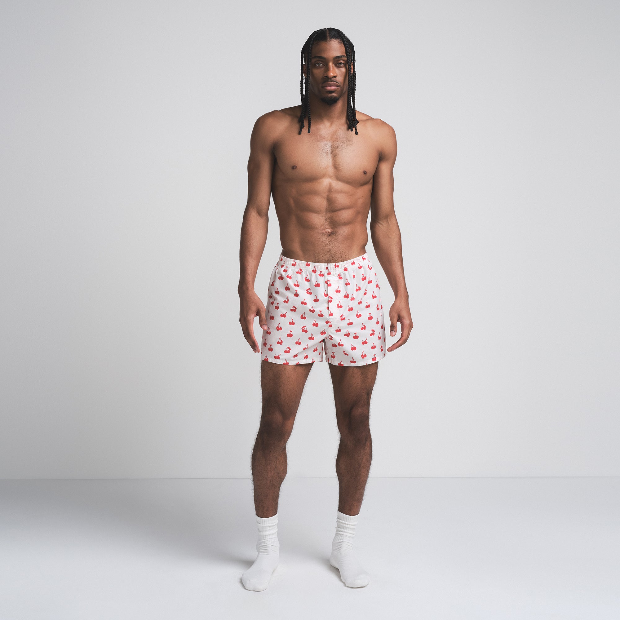 ★ ★ Men's Cotton Poplin Boxer Boxer COTTON POPLIN MENS BOXER 3-PACK | UMBER MULTI