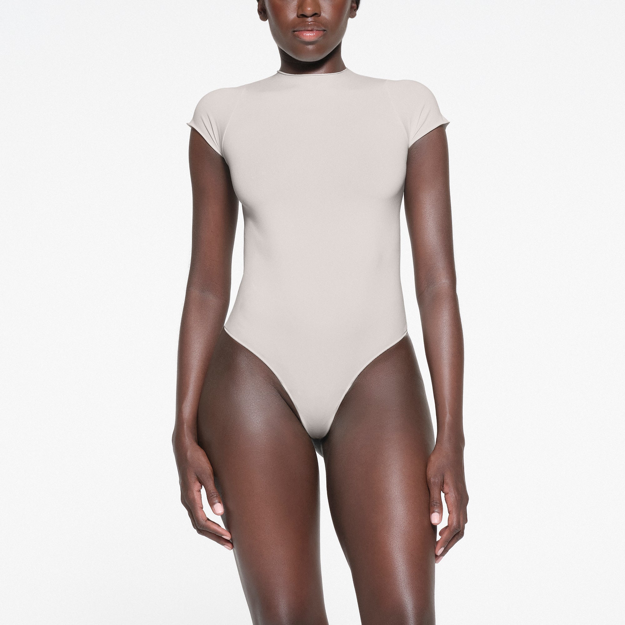 ESSENTIAL T SHIRT BODYSUIT STONE