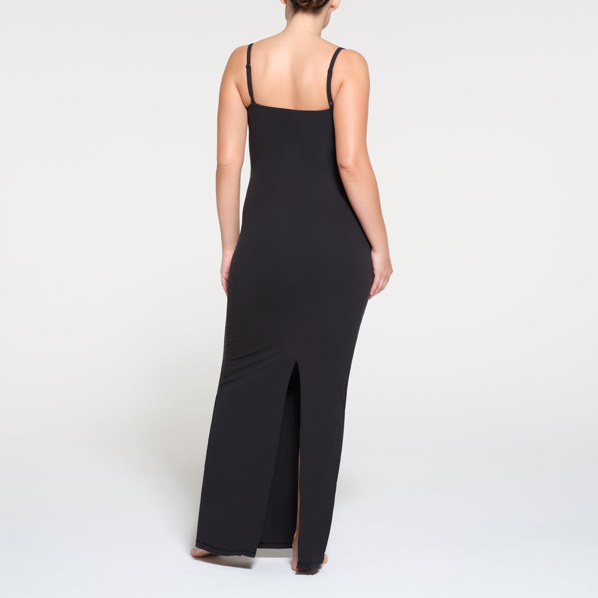 Soft Lounge Long Slip Dress SKIMS online Onyx