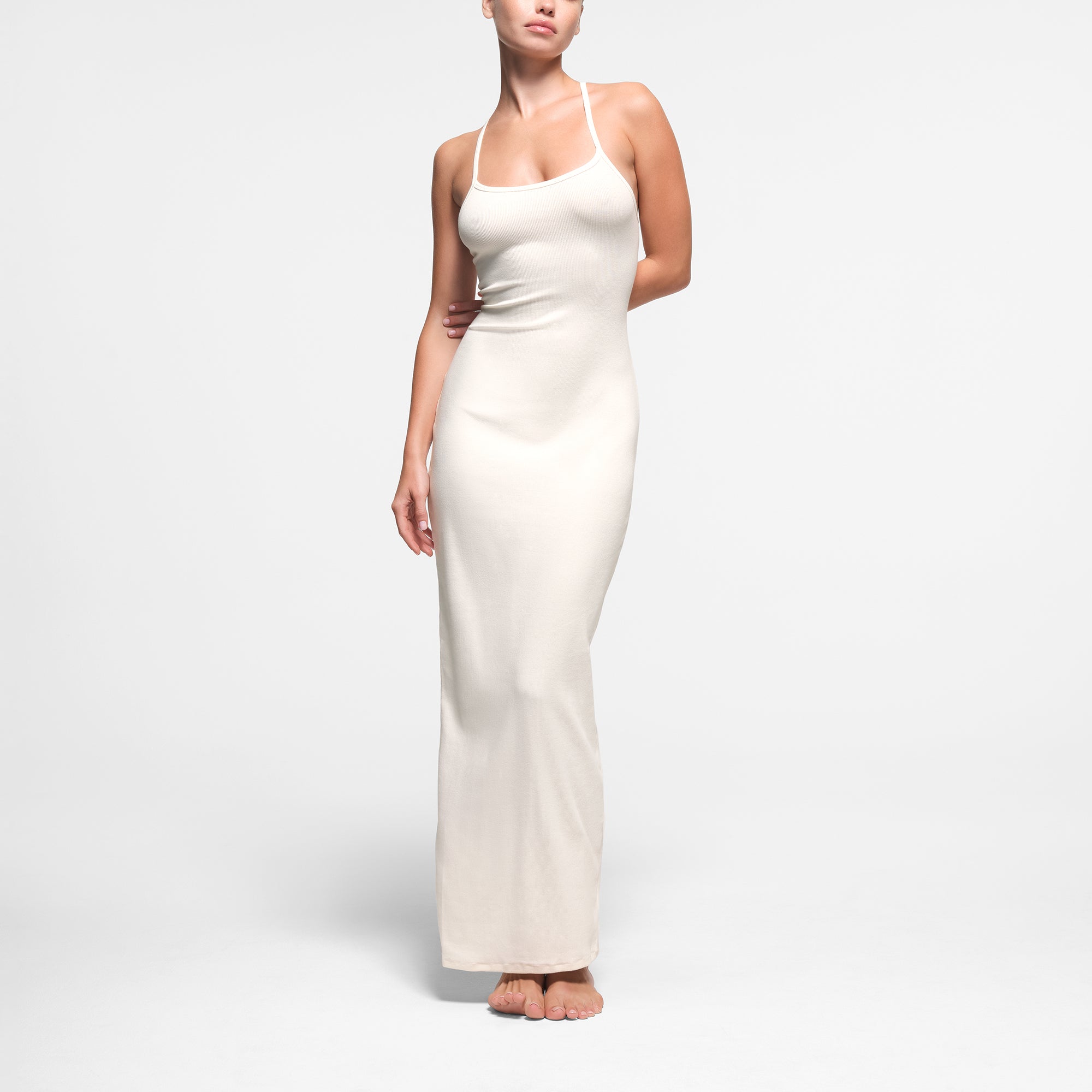 Long cami dress outlet