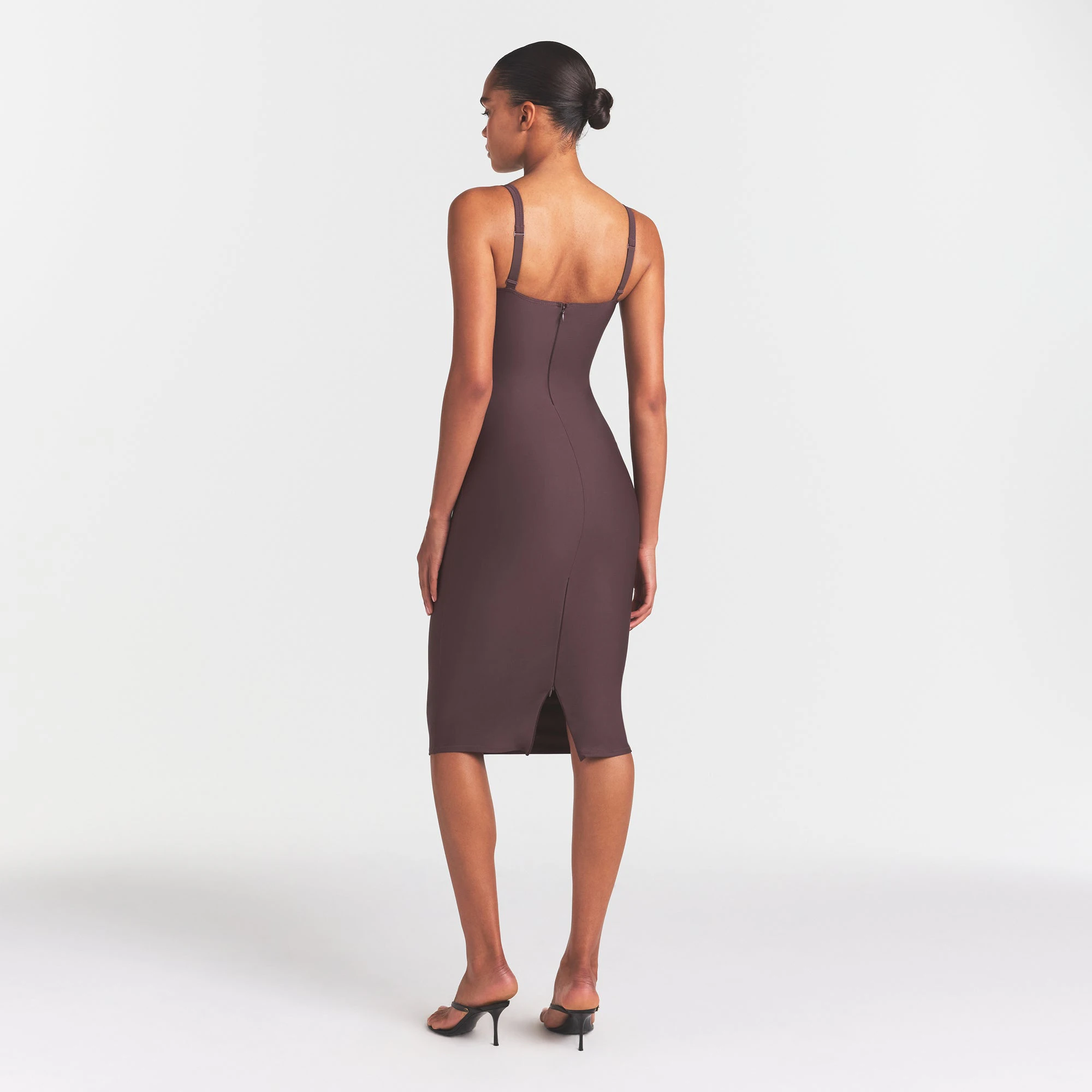 SKIMS BODY MIDI DRESS | RAISIN | SKIMS SKIMS BODY MIDI DRESS | RAISIN | SKIMS