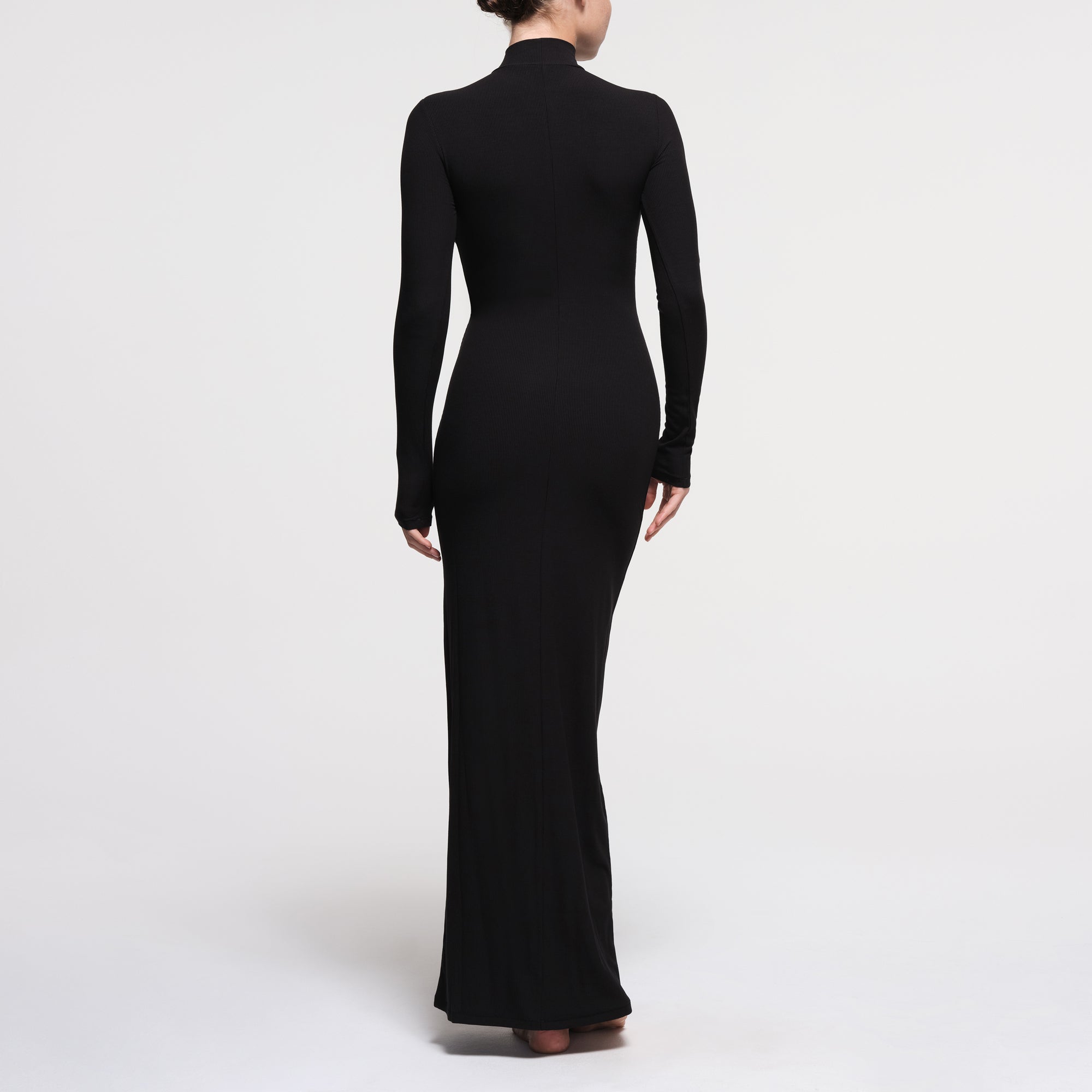 韓国 ワンピース [DEINET] MARGOT LONG TURTLE NECK DRESS Monki ribbed turtle neck mini dress with long split sleeves