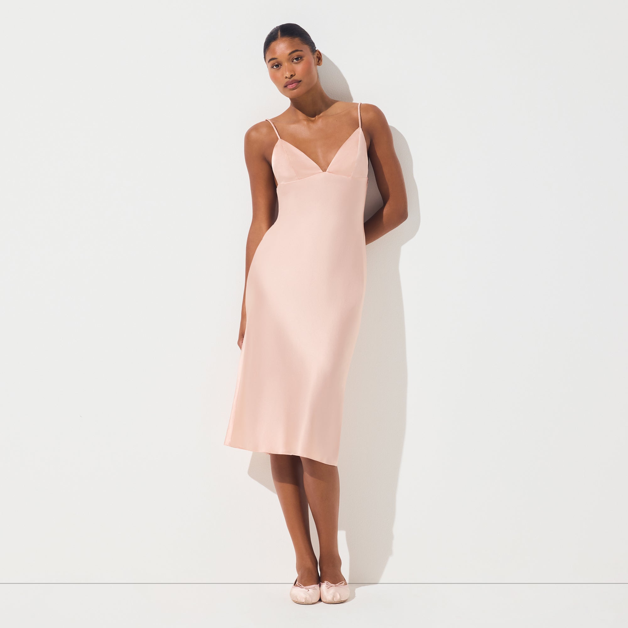 ワンピース SKIMS MINI DRESS 新品登場 SKIMS Onyx - dress mini stretch-modal ribbed Lounge