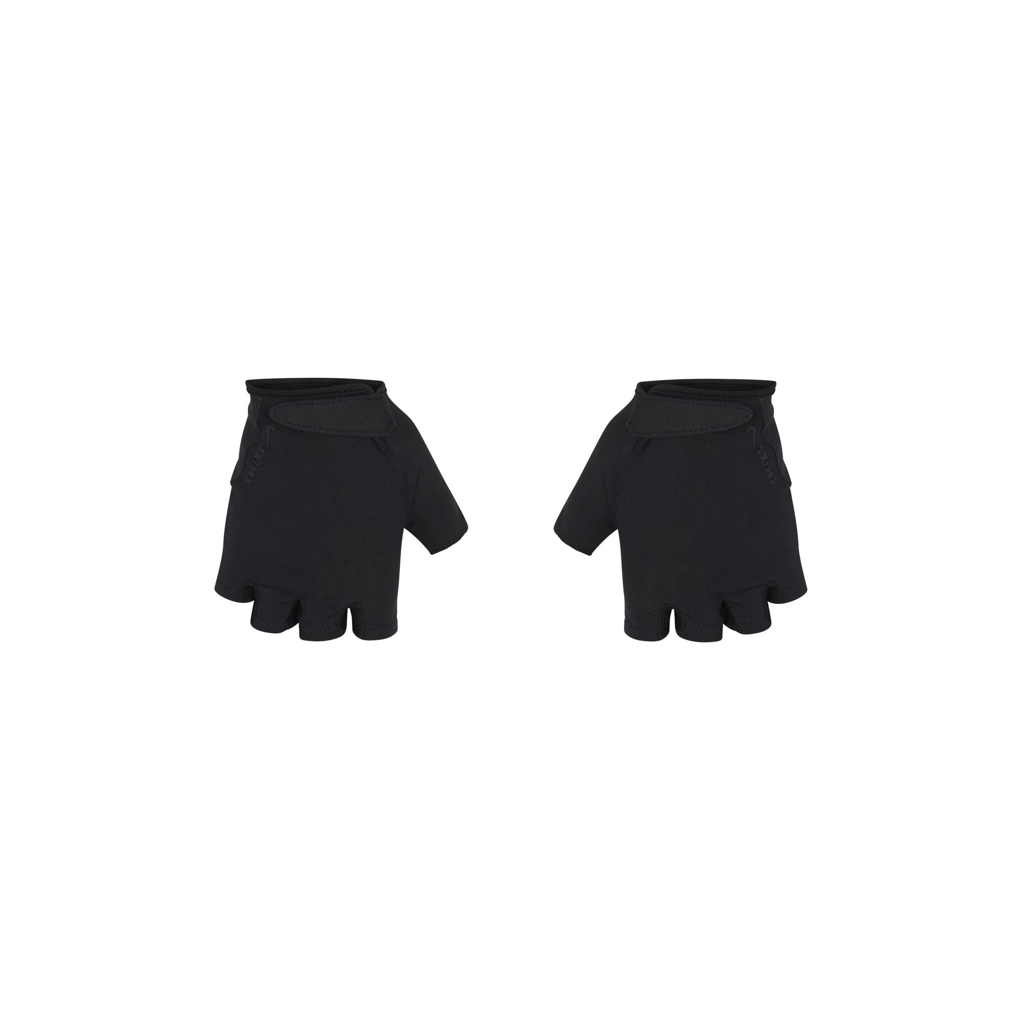 NikeSKIMS TRAINING GLOVES | OBSIDIAN FLAT ON A WHITE BACKGROUND