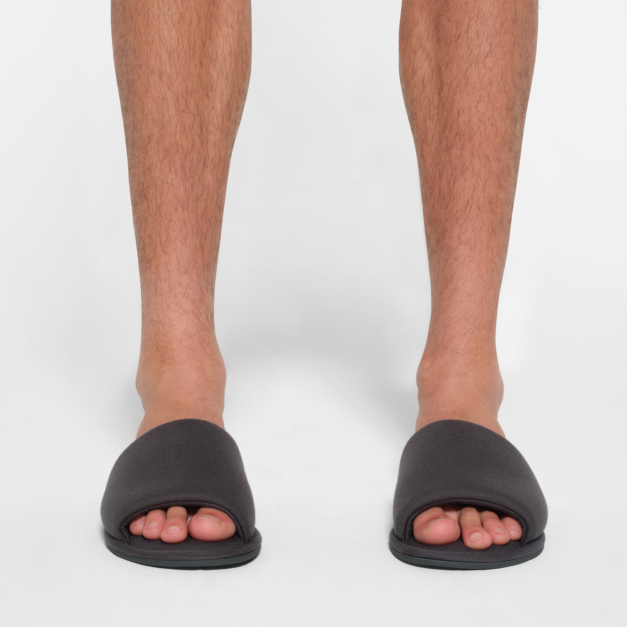 MENS COTTON SLIPPER ASH 39 41