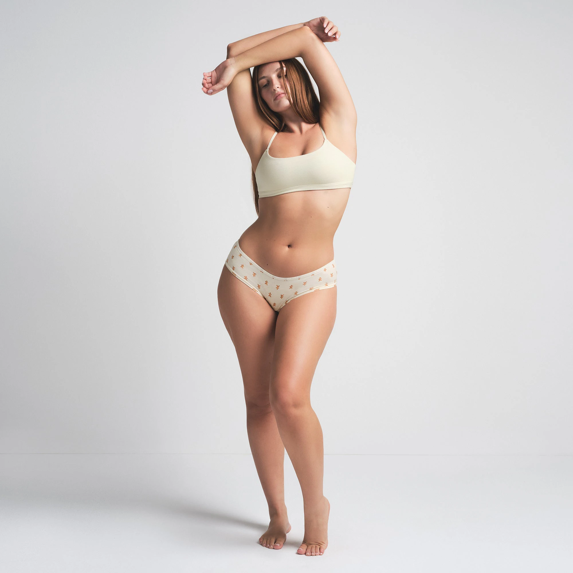 COTTON LOGO HIPSTER 5-PACK | SPRUCE MULTI FLAT ON A WHITE BACKGROUND | FLT