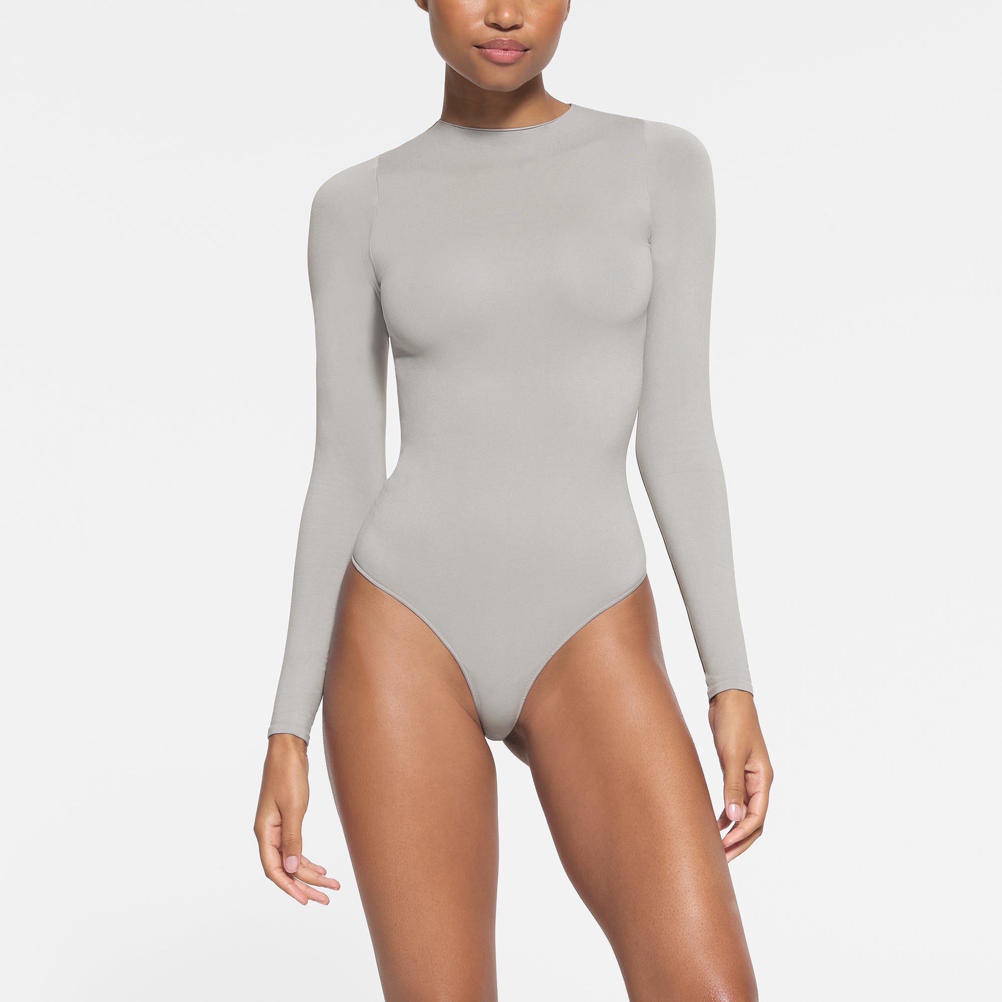 Grey strapless bodysuit hot sale