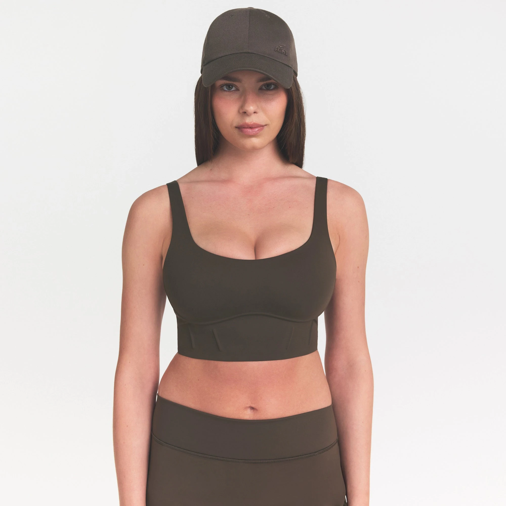NikeSKIMS ACCESSORIES CLUB CAP | DARK SEPIA | SKIMS NikeSKIMS ACCESSORIES CLUB CAP | DARK SEPIA | SKIMS