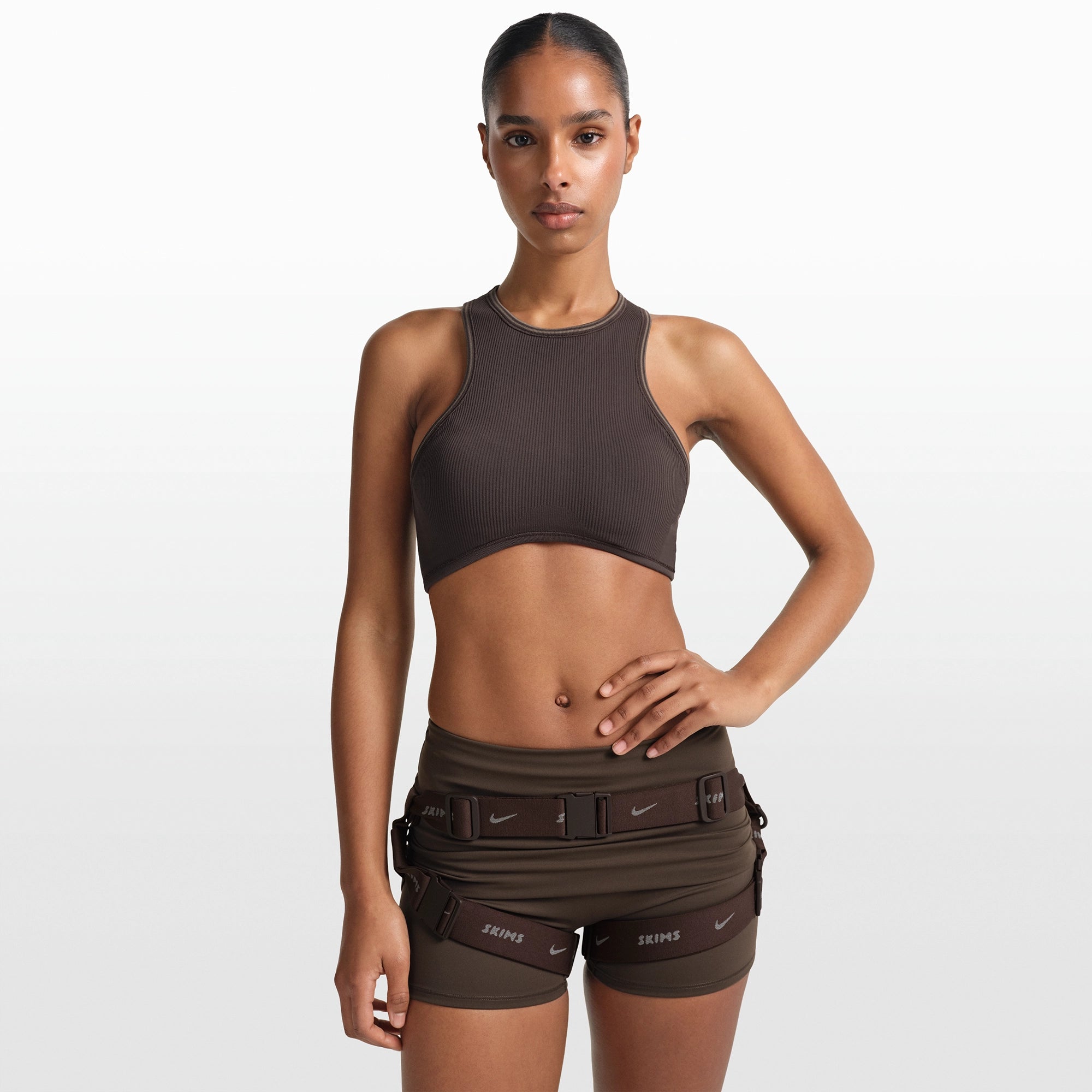NikeSKIMS ACCESSORIES HARNESS WAISTPACK | PHOENIX FLAT ON A WHITE BACKGROUND