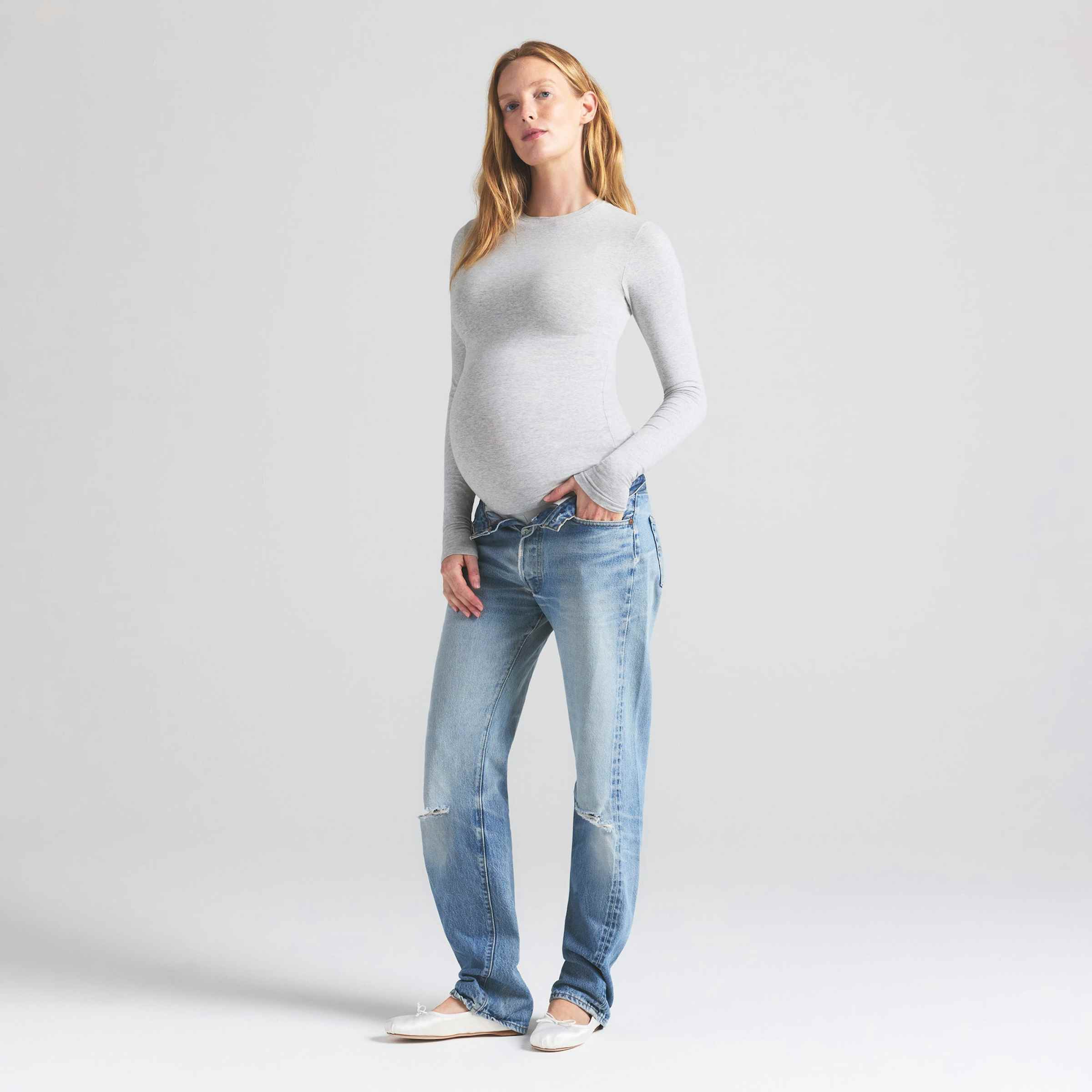 Skims Maternity Onesie Review Skims Maternity Onesie Review