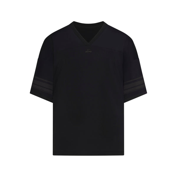 NikeSKIMS AIRY V-NECK OVERSIZED TOP | OBSIDIAN | SKIMS