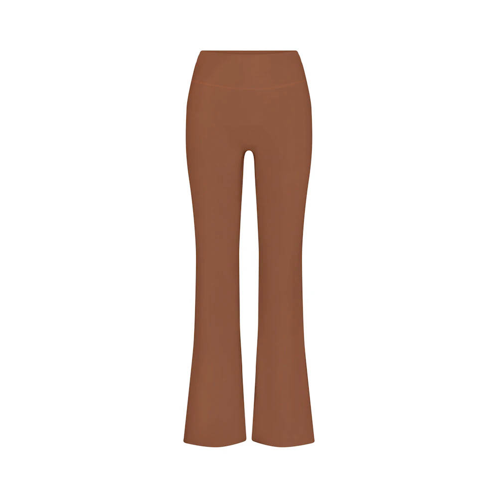 NikeSKIMS slim flare legging in Carob Brown