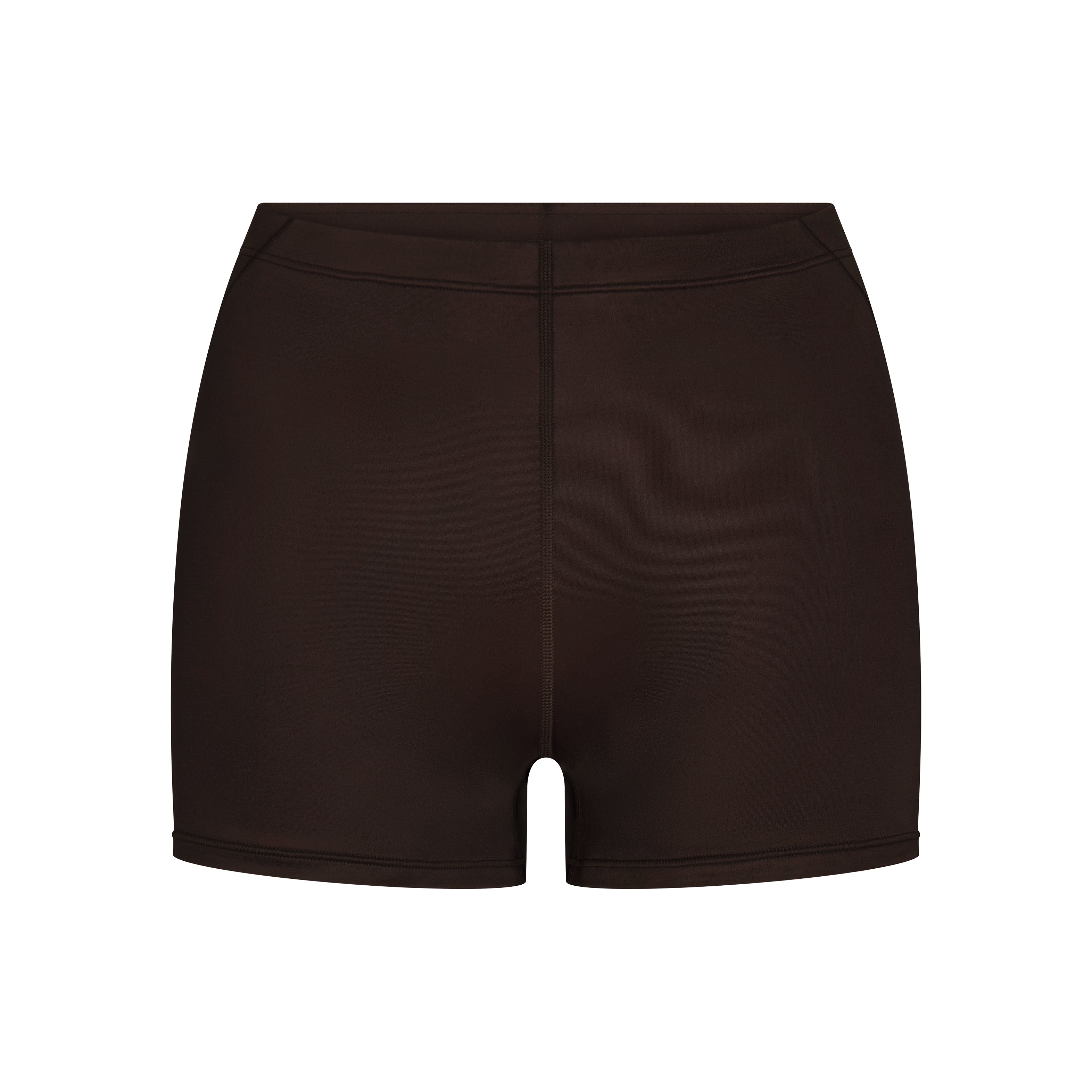 NikeSKIMS SATIN SHINE DRAWCORD BOY SHORT 2 INCH | NSKM PHOENIX FLAT ON A WHITE BACKGROUND | FLT