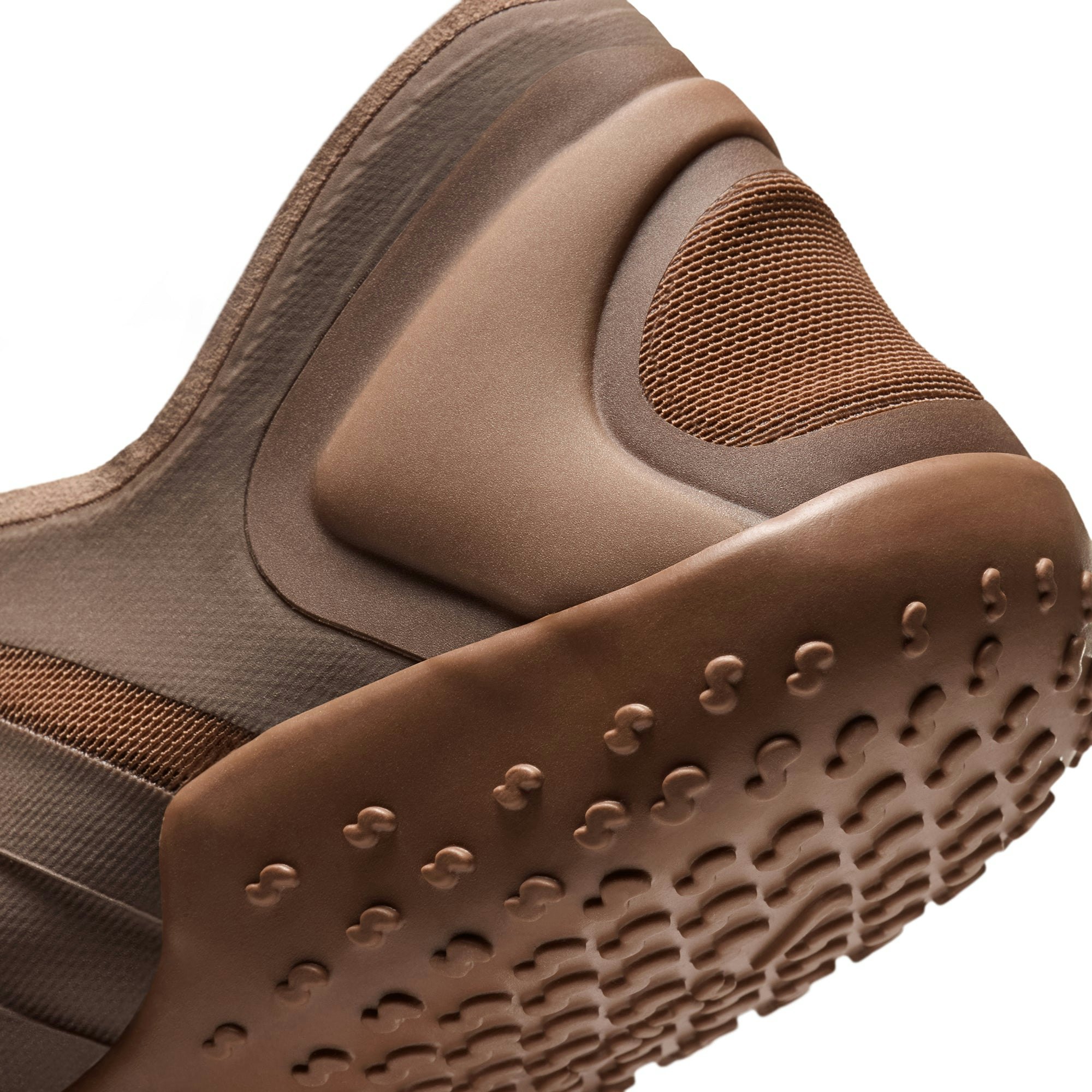 NikeSKIMS FOOTWEAR MESH RIFT | ARCHAEO BROWN FLAT ON A WHITE BACKGROUND | FOCUS: 0.0, 1.0, 0.9