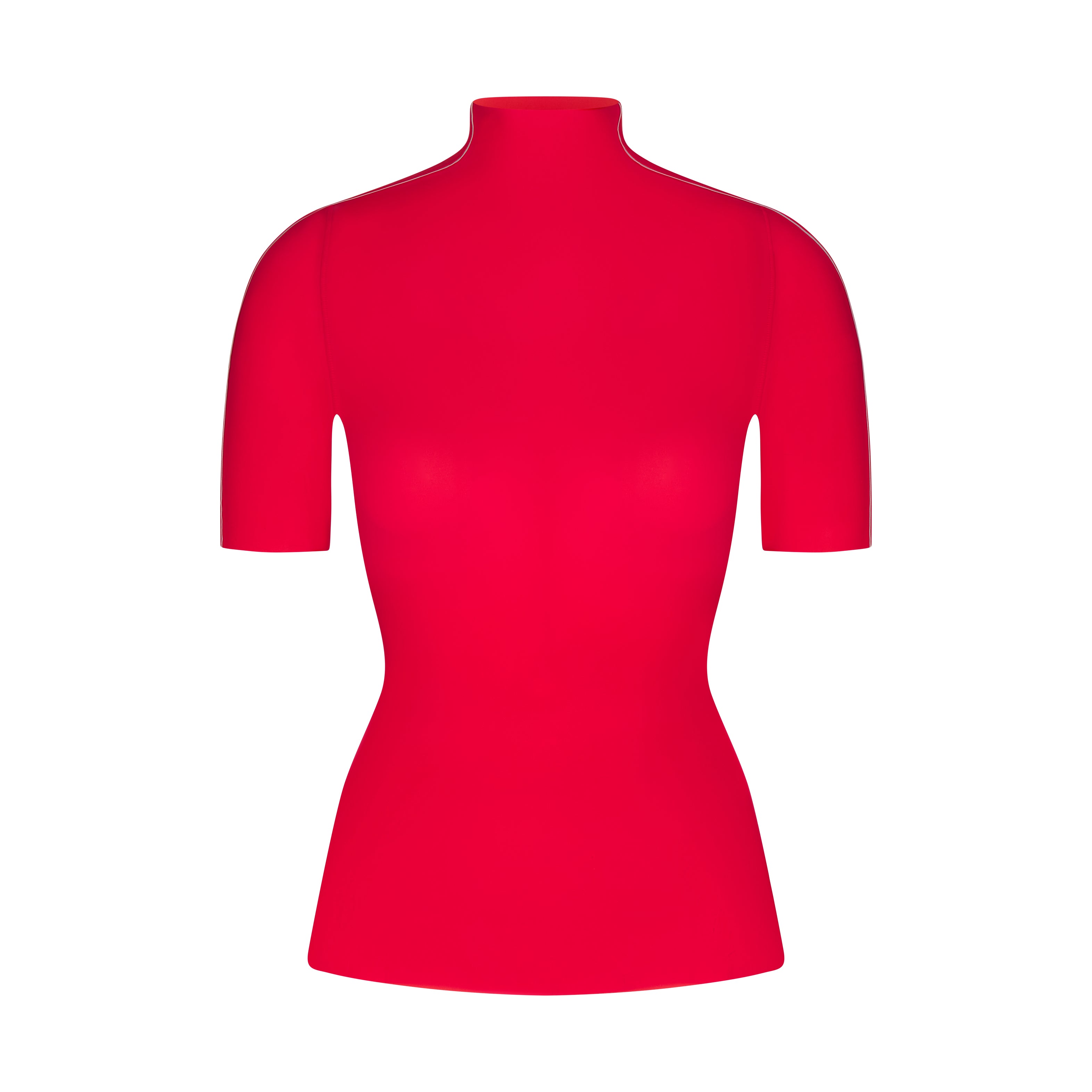 MOCK NECK SHORT SLEEVE T-SHIRT