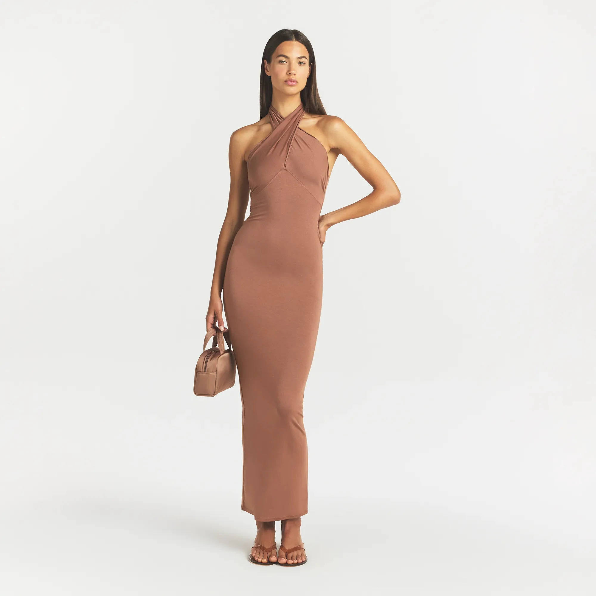 Skims Mini Dress SMOOTH LAYERS CONVERTIBLE LONG DRESS CARMINE SKIMS Skims Mini Dress SMOOTH LAYERS CONVERTIBLE LONG DRESS CARMINE SKIMS