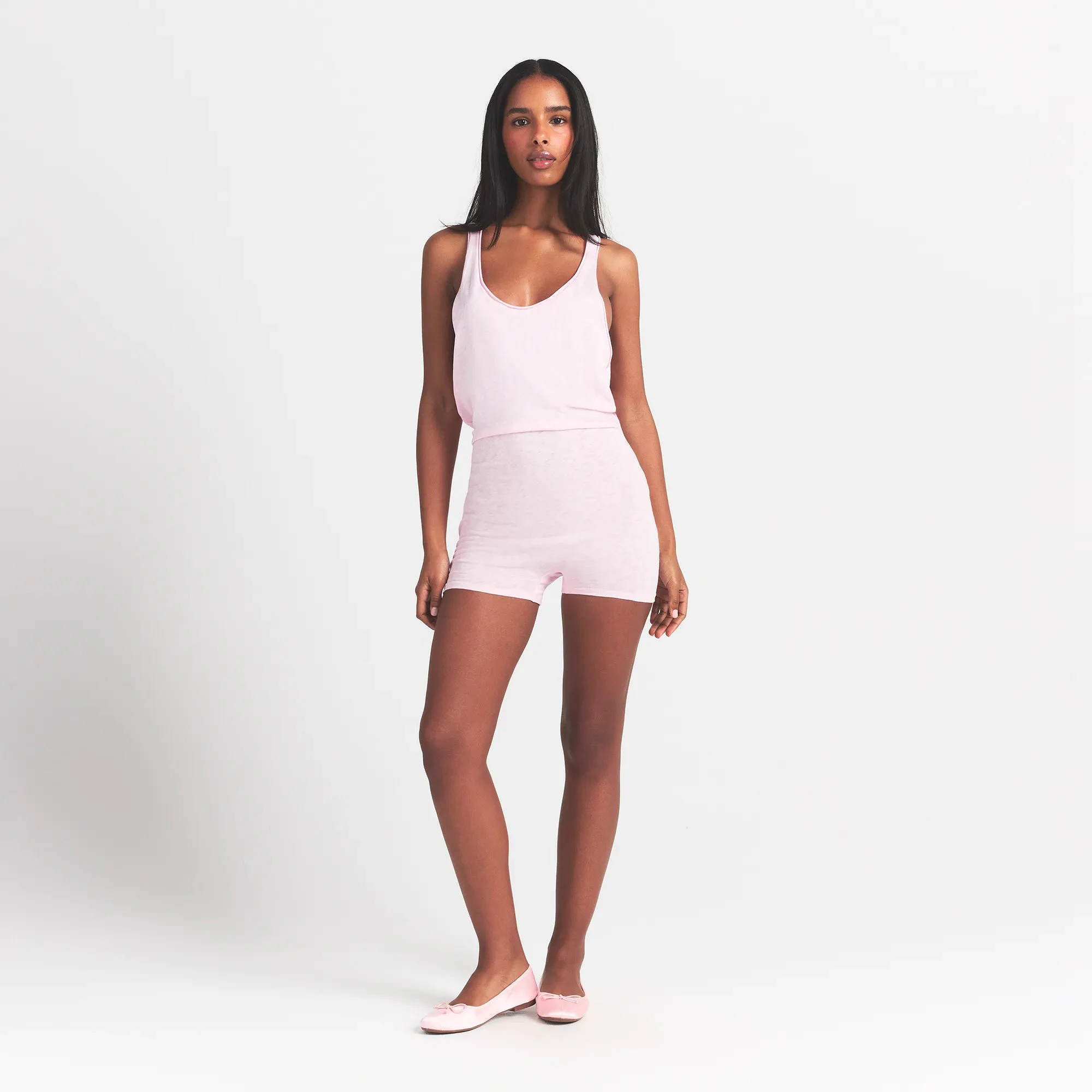 skims cotton jersey heart mini dress SKIMS Mini Dress | Snow Lace Hearts | White | Logo Pointelle | L | Large
