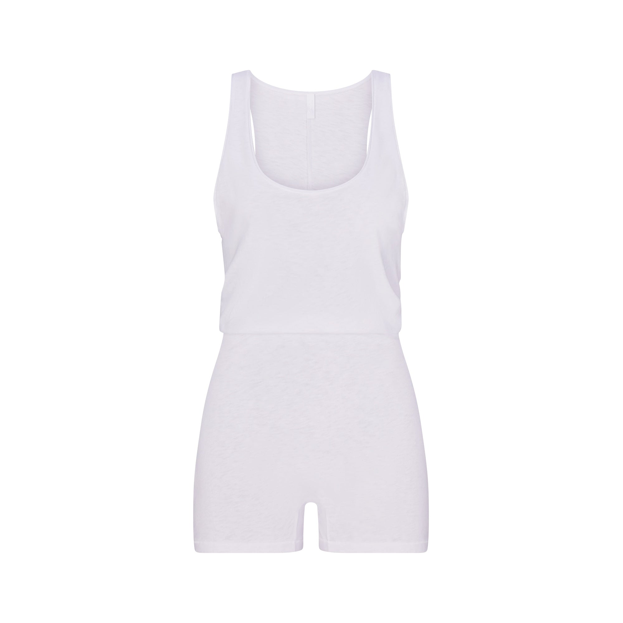 WORN IN JERSEY HEART ONESIE | SNOW FLAT ON A WHITE BACKGROUND | FLT