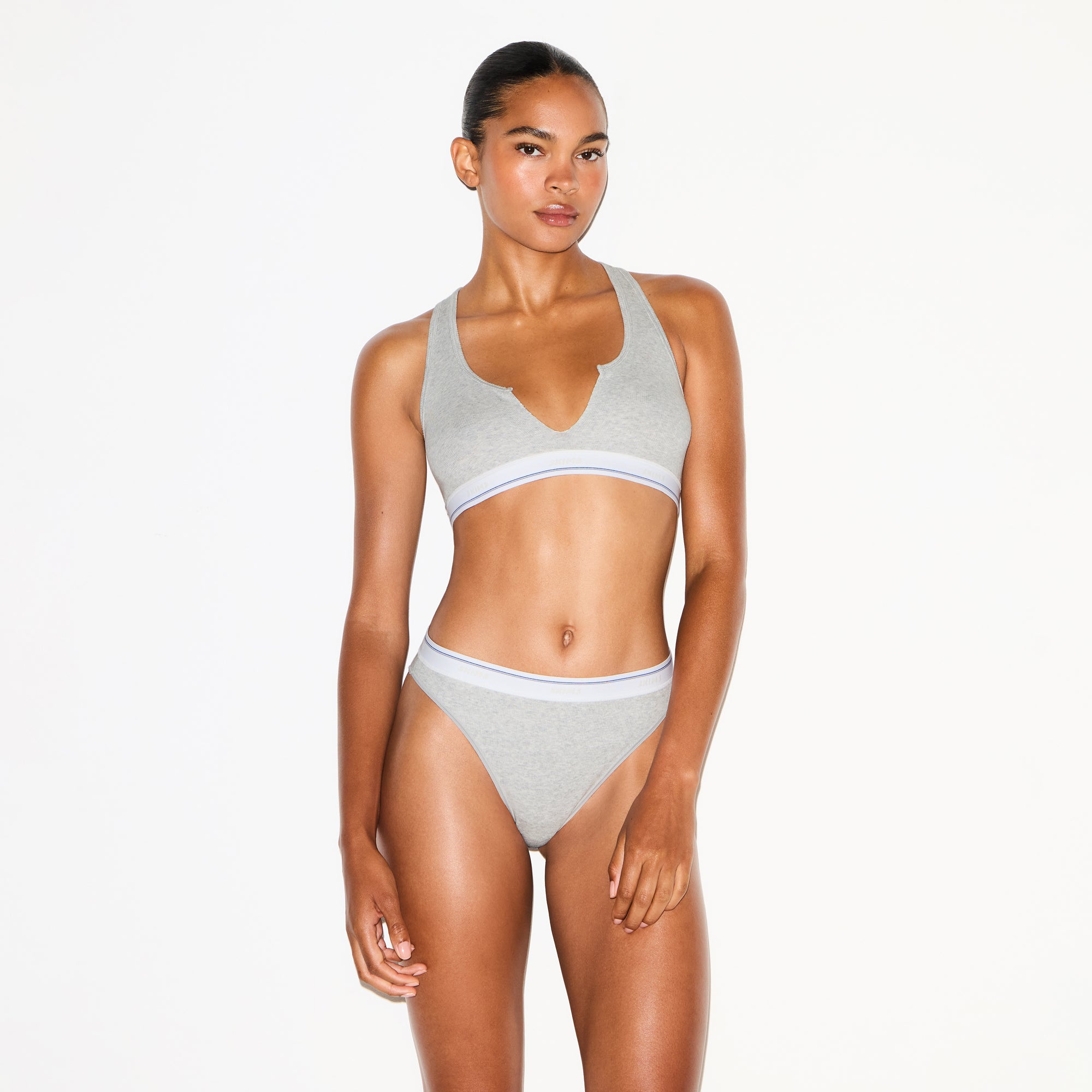 【関税込み】SKIMS パープル Cotton Rib ボクサーショーツ COTTON RIB BOXER | ULTRA VIOLET