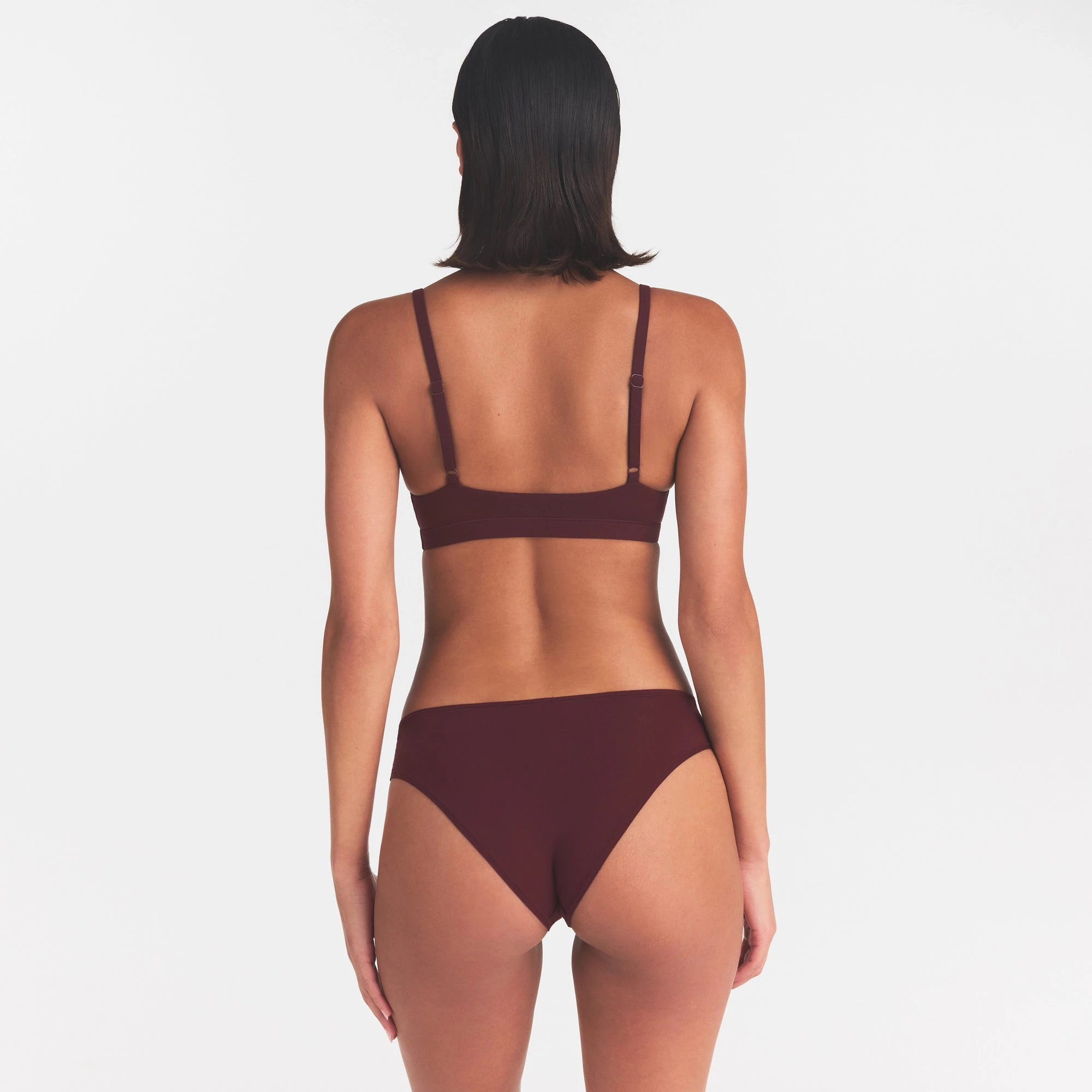 FITS EVERYBODY CHEEKY BRIEF | CURRANT & LAYS FLAT ON A WHITE BACKGROUND | FLT