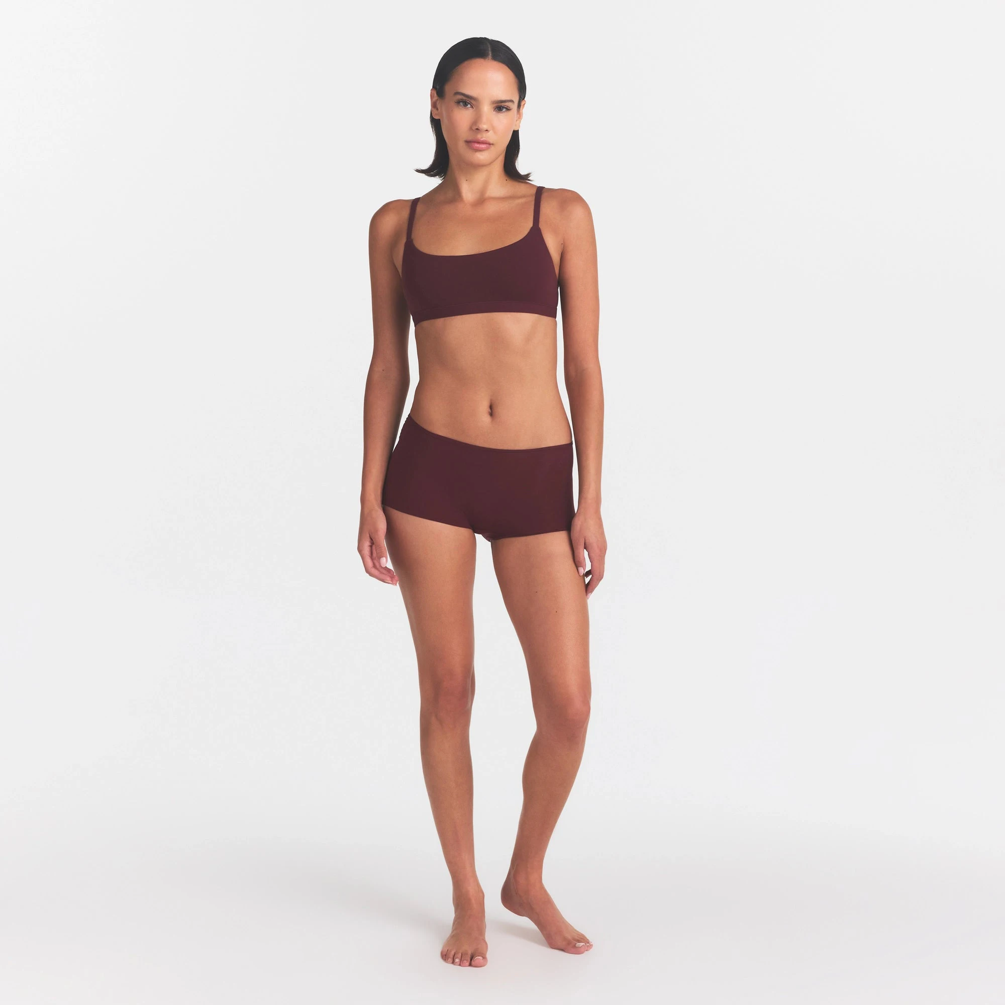 FITS EVERYBODY BOY SHORT | CURRANT & LAYS FLAT ON A WHITE BACKGROUND | FLT