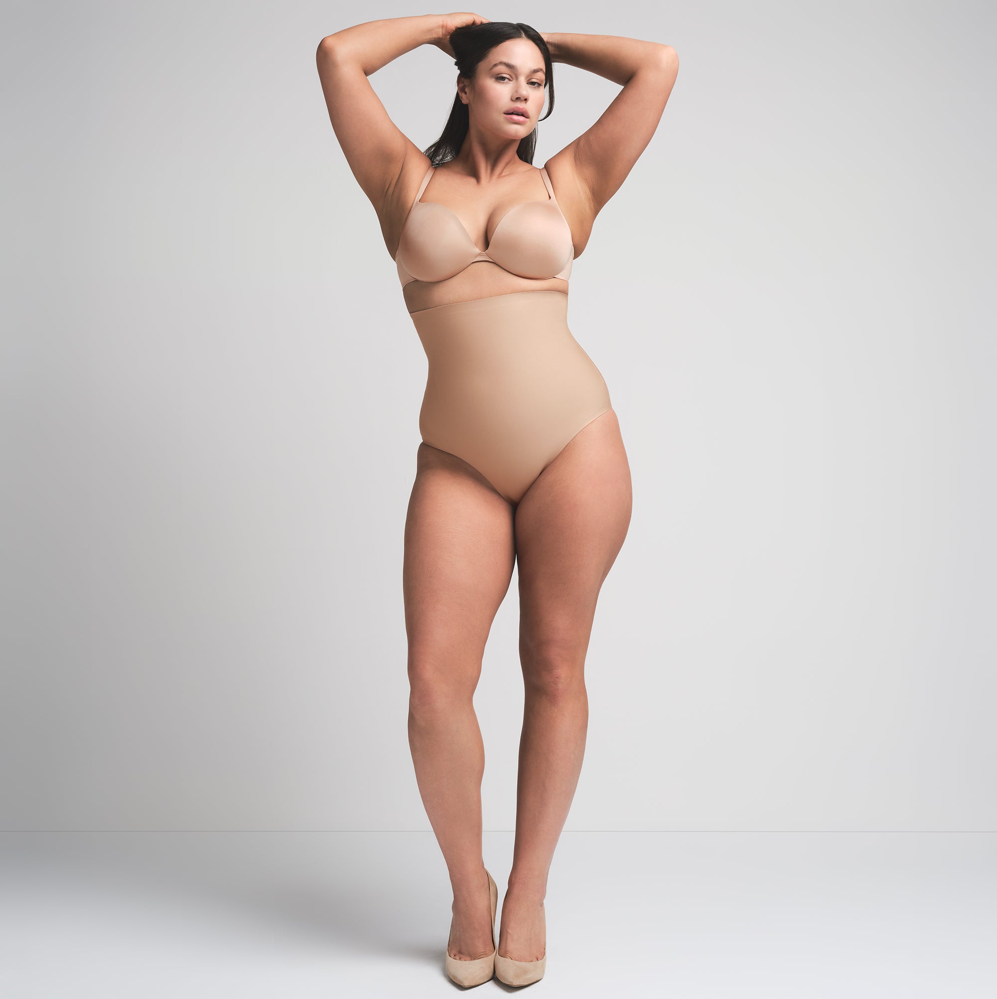 SKIMS BODY CORE SCULPT HIGH-WAISTED BRIEF | CLAY | SKIMS