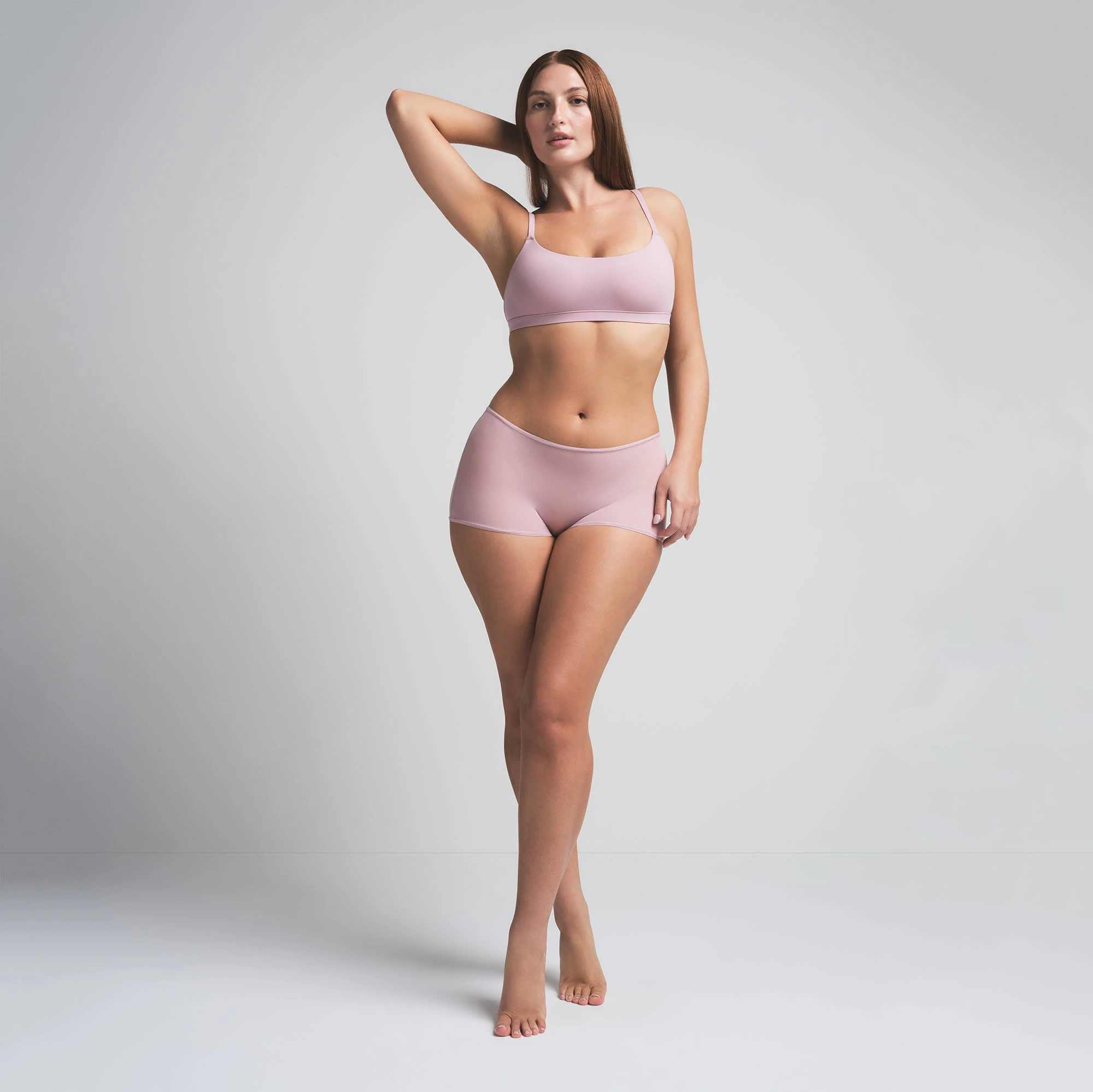 FITS EVERYBODY BOY SHORT | DUSK ON A MODEL FRONT VIEW | FOCUS: 0.0, 1.0, 0.9