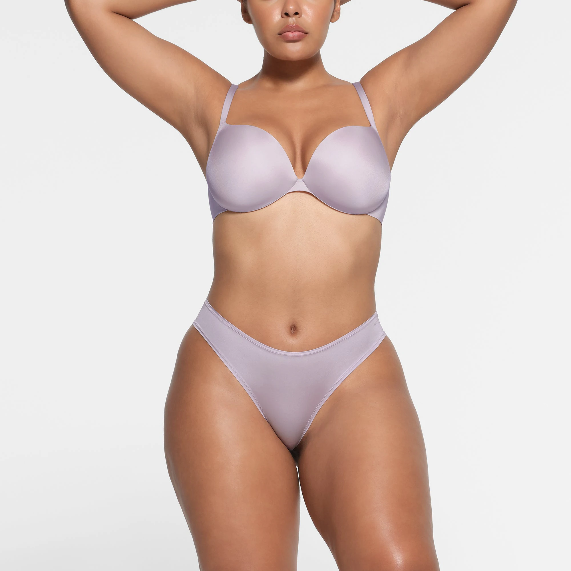 SHINE FOUNDATIONS CHEEKY BRIEF | IRIS MICA ON A MODEL FRONT VIEW