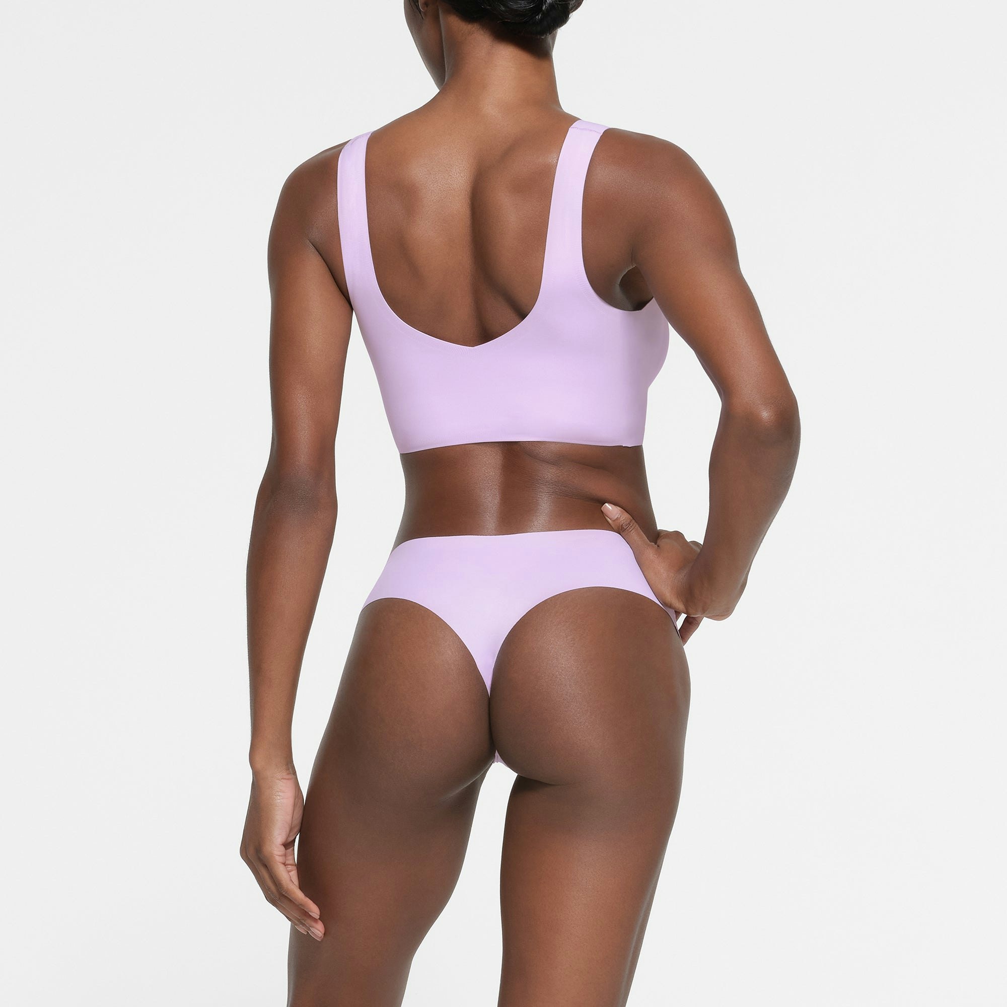 NAKED CHEEKY HIPSTER | SUGAR PLUM ON A MODEL BACK VIEW