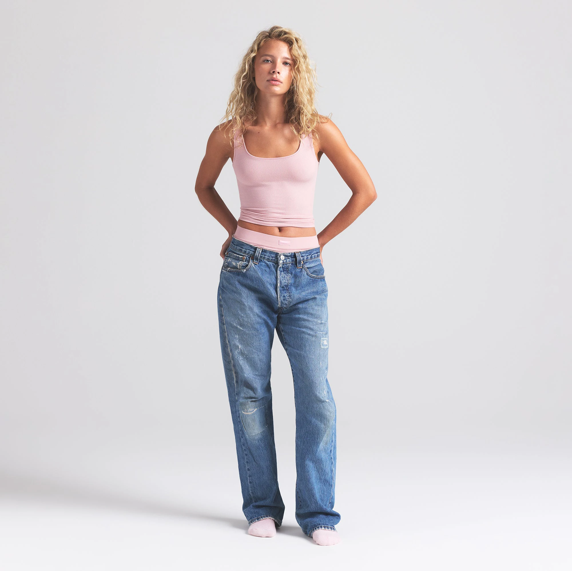 SOFT LOUNGE BOXER | MORGANITE ON A MODEL FRONT VIEW | FOCUS: 0.0, 1.0, 0.9