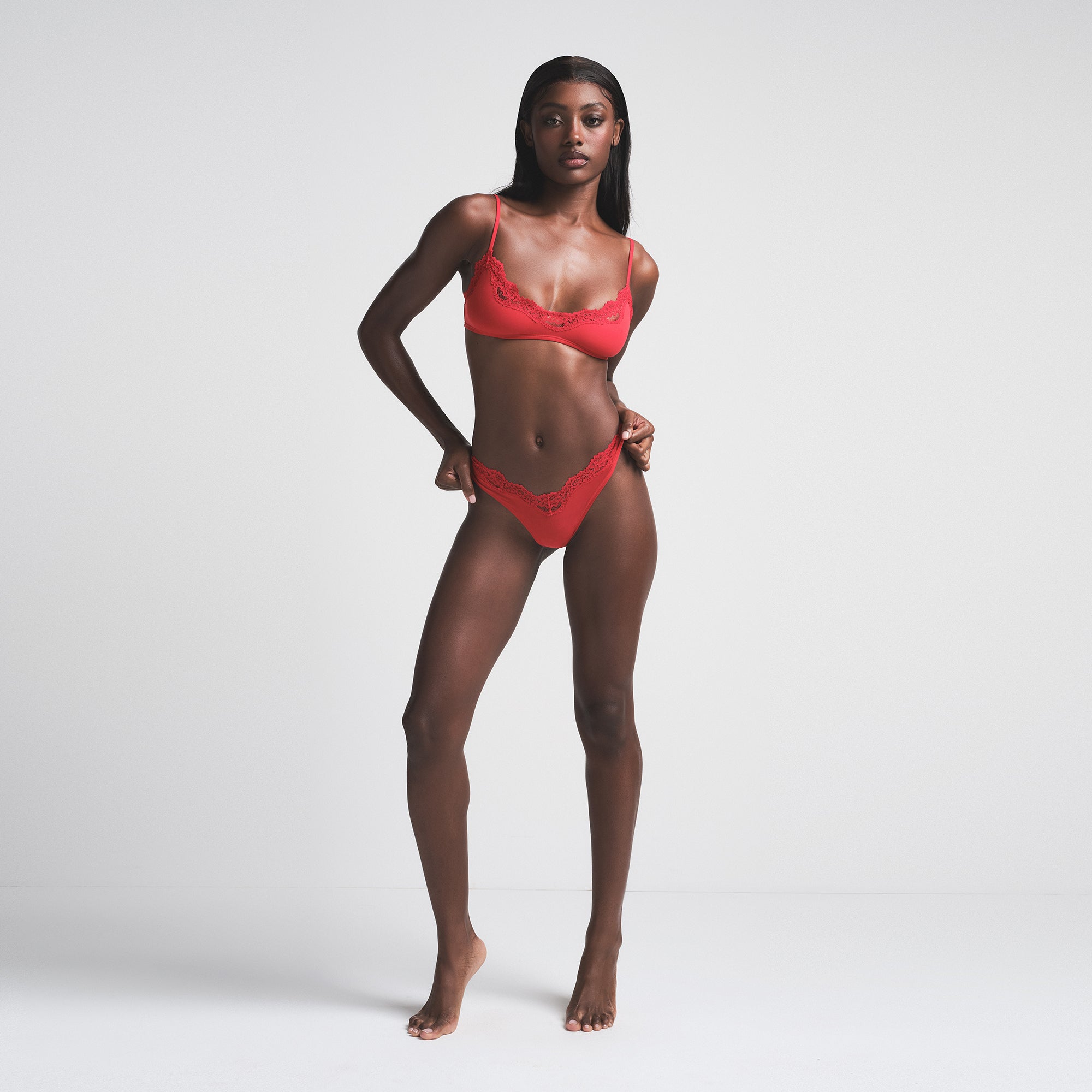【SKIMS】DIPPED THONG 5-PACK▲Tバック▲ソング▲ランジェリー FITS EVERYBODY LACE DIPPED THONG 5-PACK | HEART BREAKER MULTI