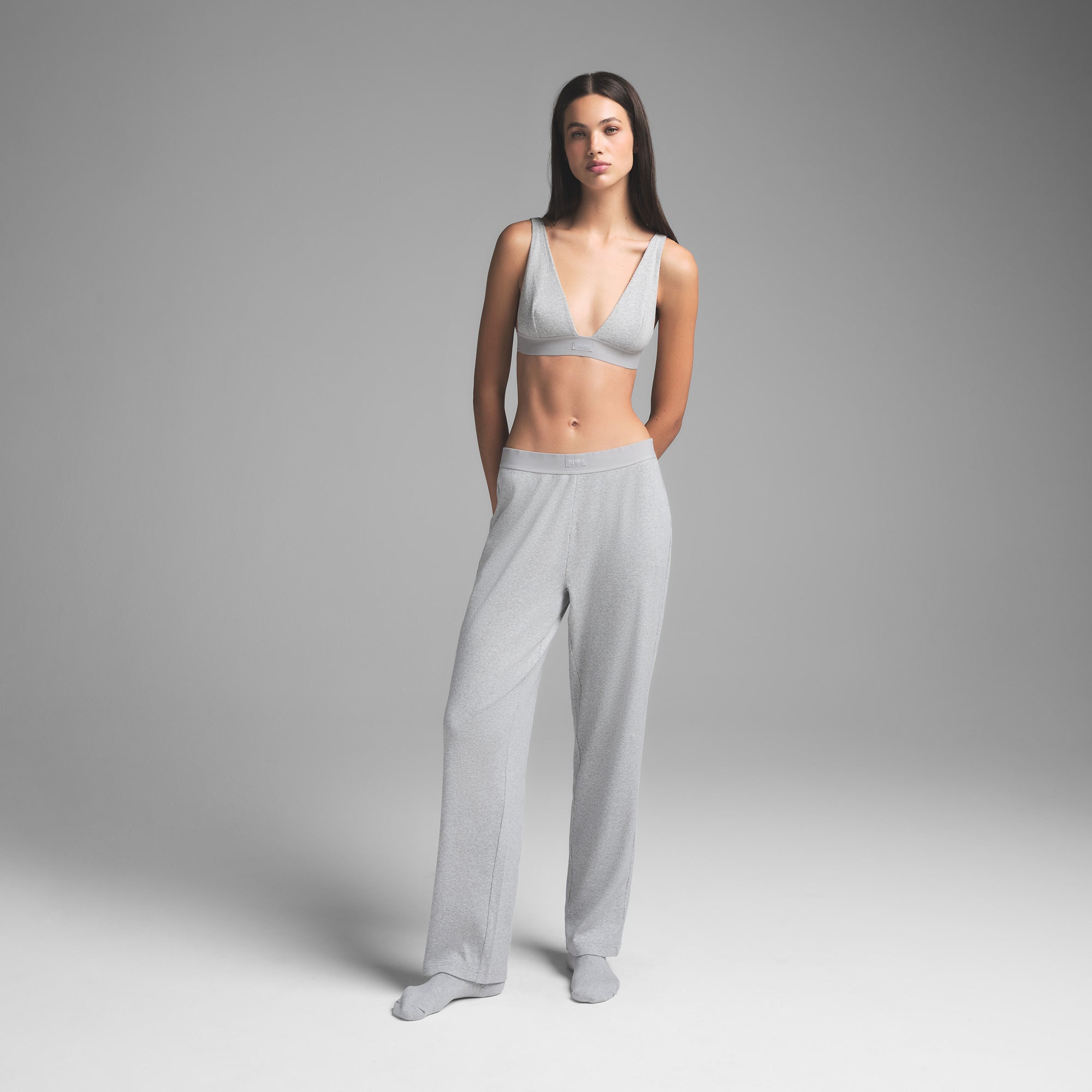 Z Supply Dawn Smocked Rib Pant Bone / M