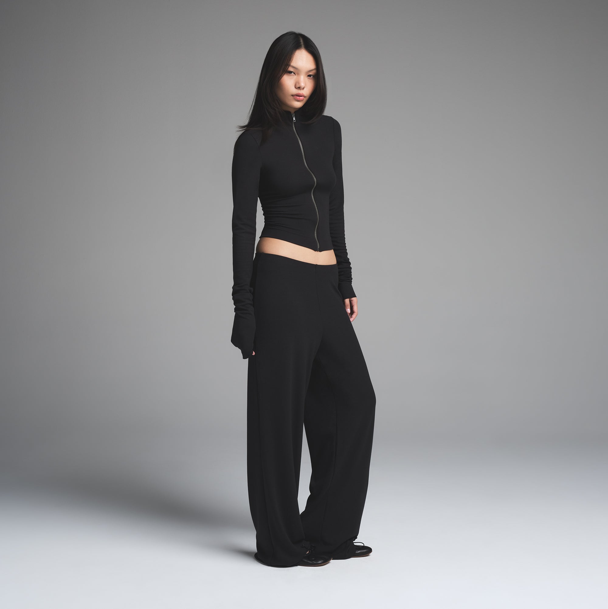 SKIMS ラウンジウェア OUTDOOR TRACK JACKET | ZINC