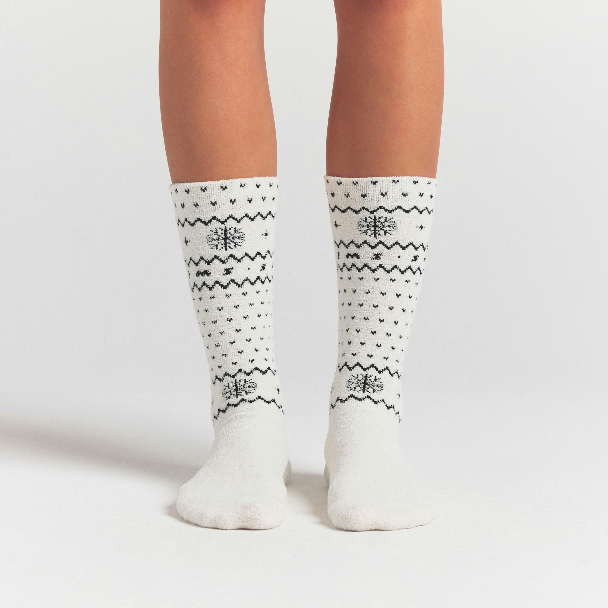 COZY LITE SOCK | MARBLE HEART FAIR ISLE ADDITIONAL FABRIC DETAILS
