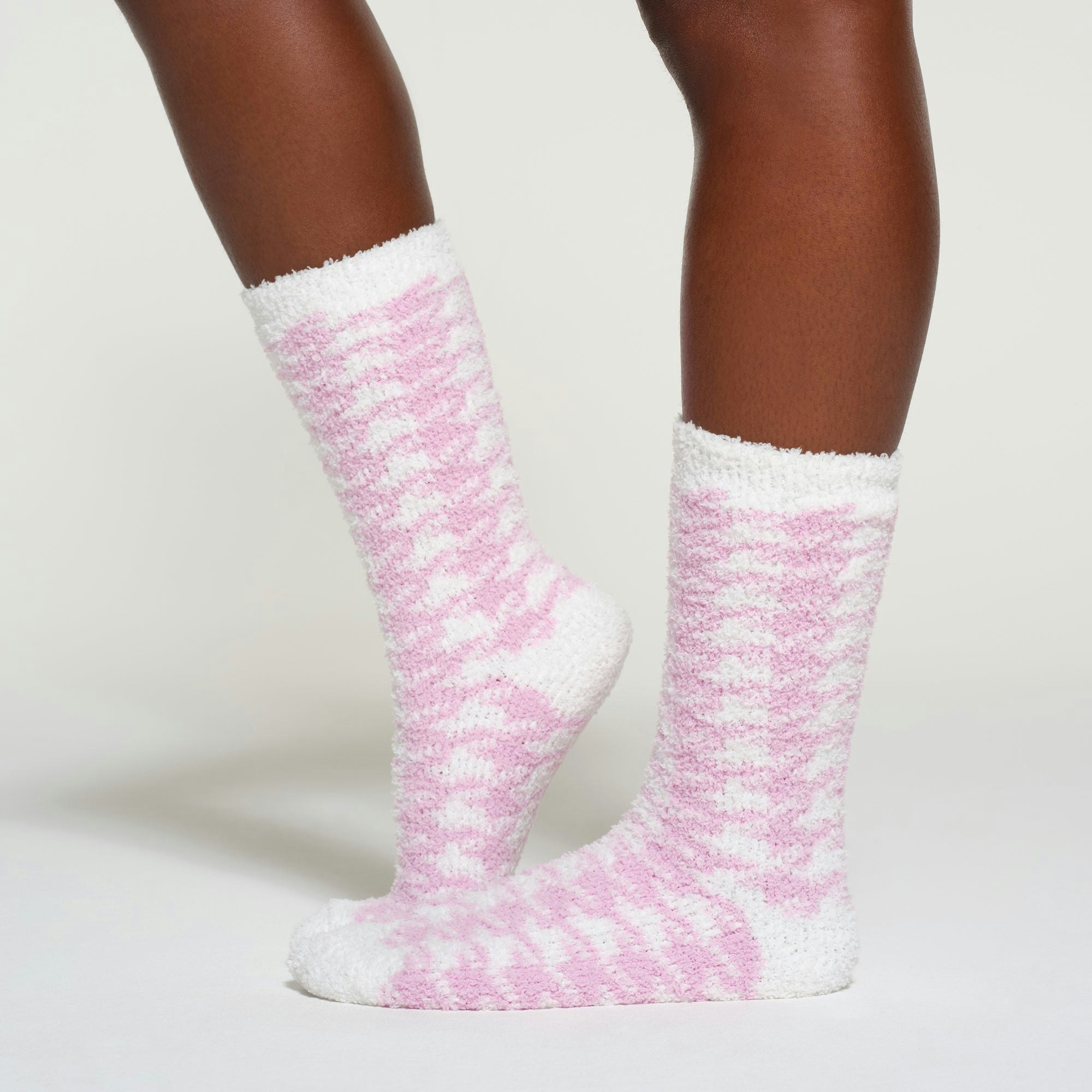 COZY KNIT SOCK | COTTON CANDY HOUNDSTOOTH ADDITIONAL PRODUCT IMAGERY