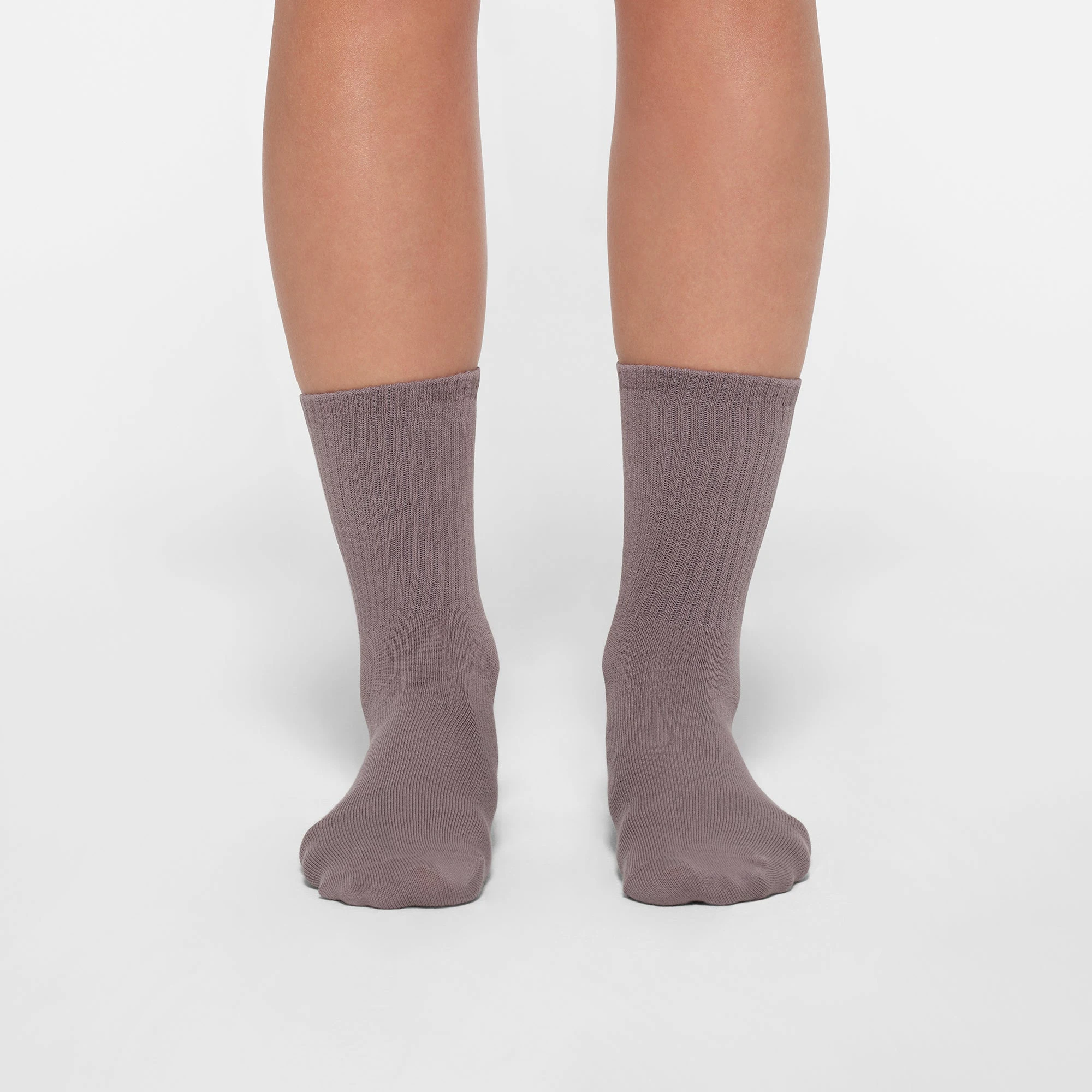 SPORT CREW SOCK 3-PACK | OPAL MULTI ON A MODEL FRONT VIEW