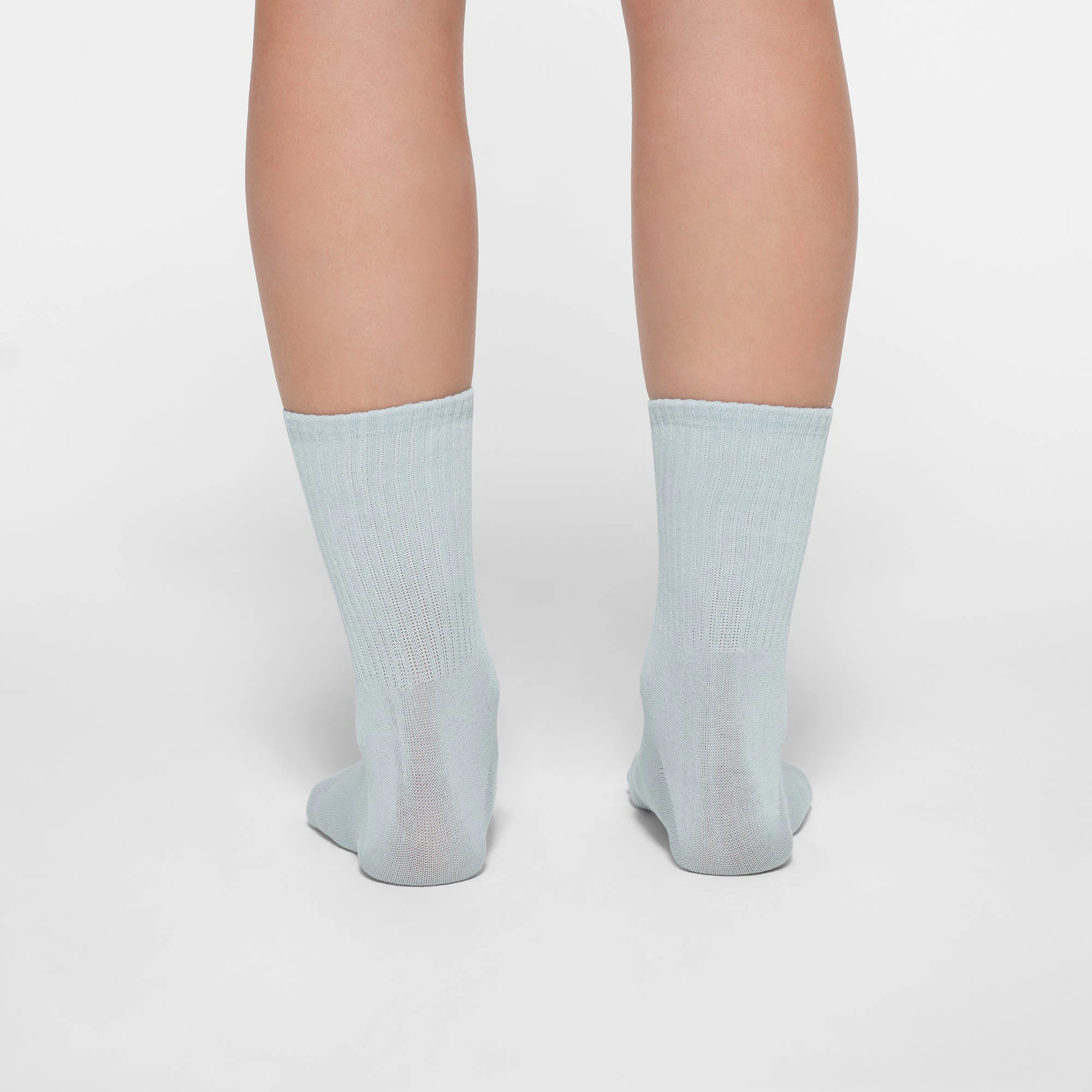 SPORT CREW SOCK 3-PACK | OPAL MULTI ON A MODEL BACK VIEW