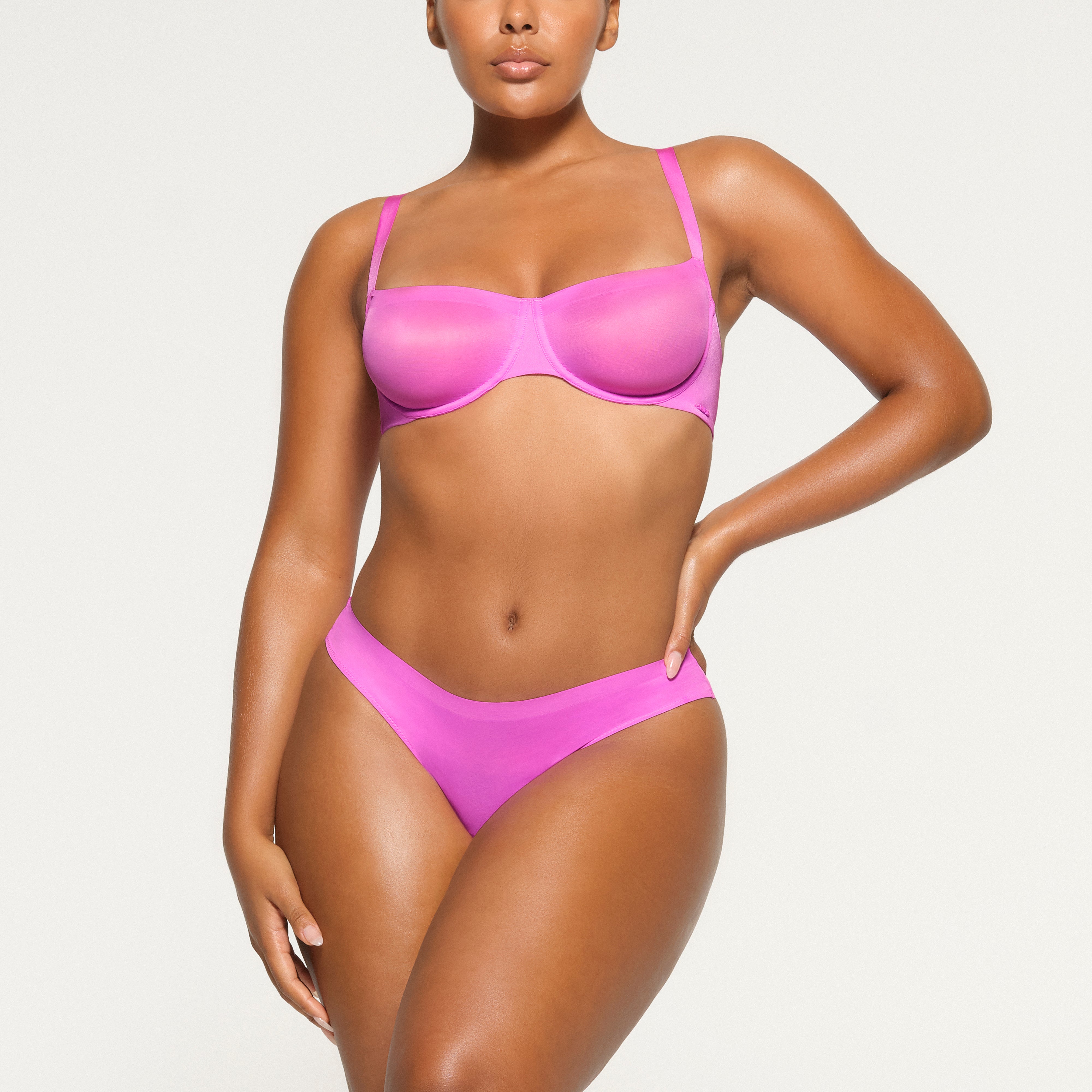 NO SHOW UNLINED BALCONETTE BRA | PINK | SKIMS
