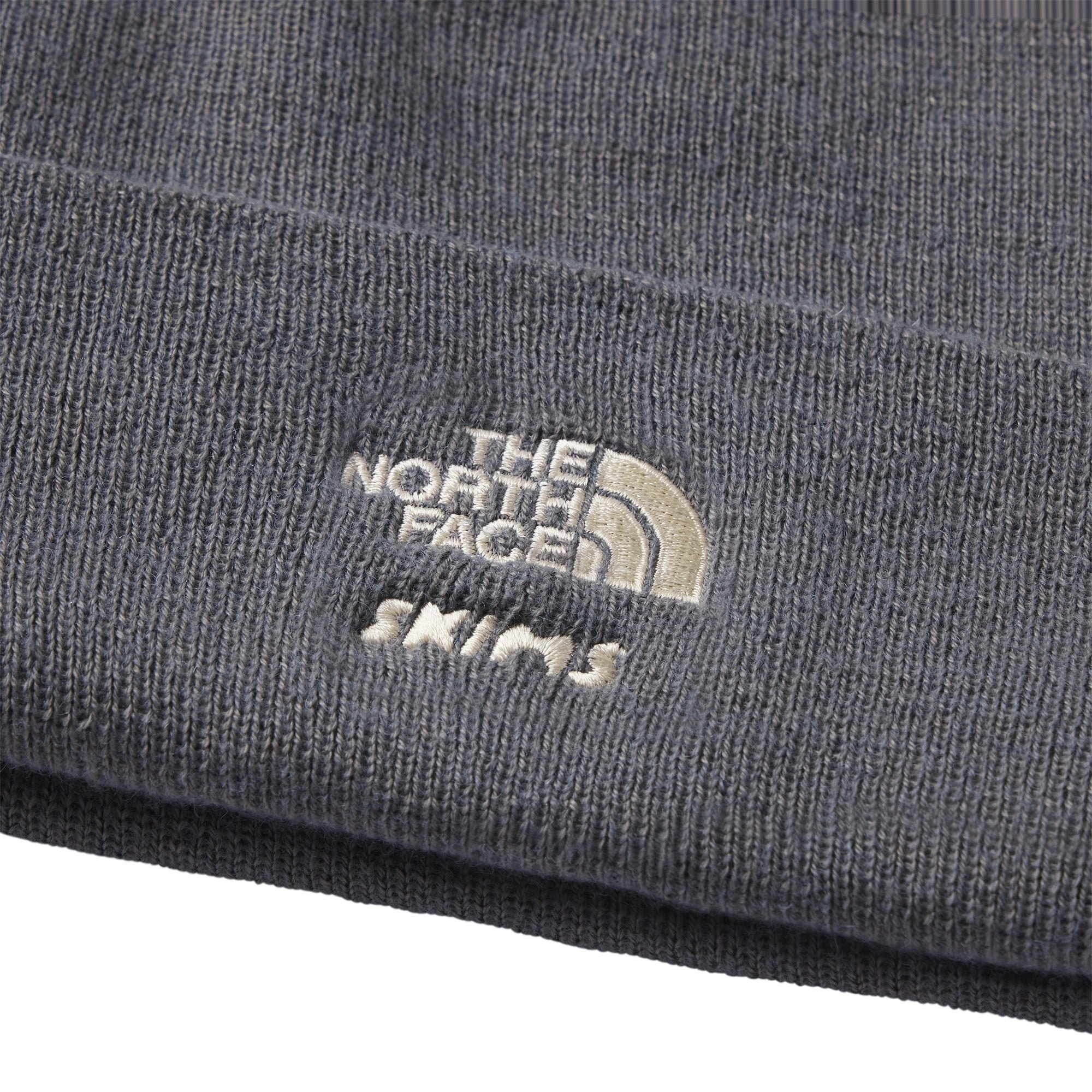 THE NORTH FACE X SKIMS BEANIE | GUNMETAL ADDITIONAL FABRIC DETAILS