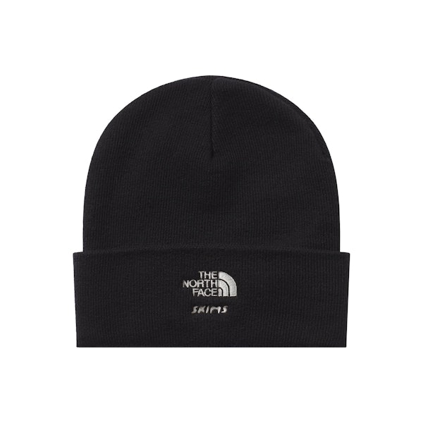 THE NORTH FACE X SKIMS BEANIE | ONYX FLAT ON A WHITE BACKGROUND | FLT
