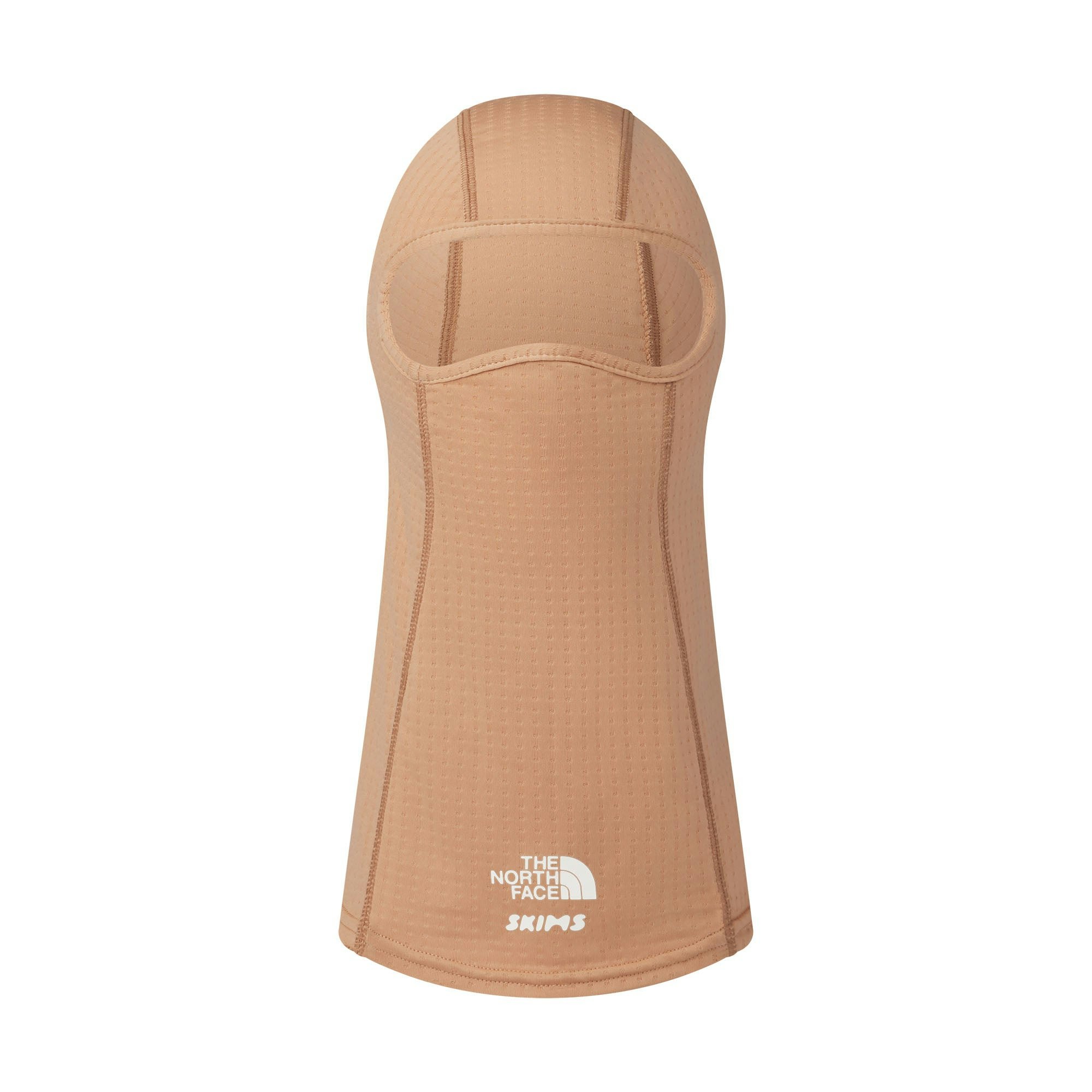 THE NORTH FACE X SKIMS DOTKNIT BALACLAVA | OCHRE FLAT ON A WHITE BACKGROUND | FLT