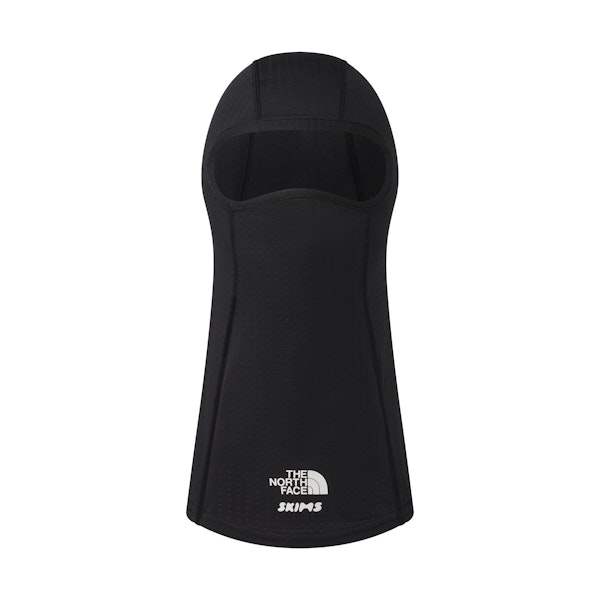 THE NORTH FACE X SKIMS DOTKNIT BALACLAVA | ONYX FLAT ON A WHITE BACKGROUND | FLT