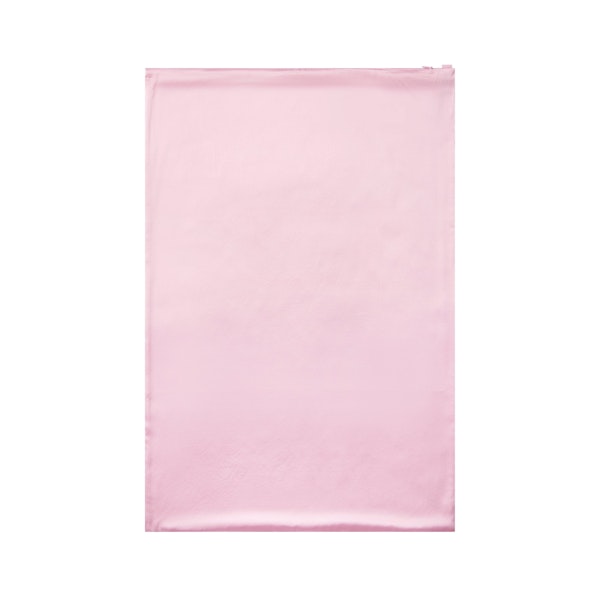 SILK PILLOWCASE | BABY PINK FLAT ON A WHITE BACKGROUND | FLT
