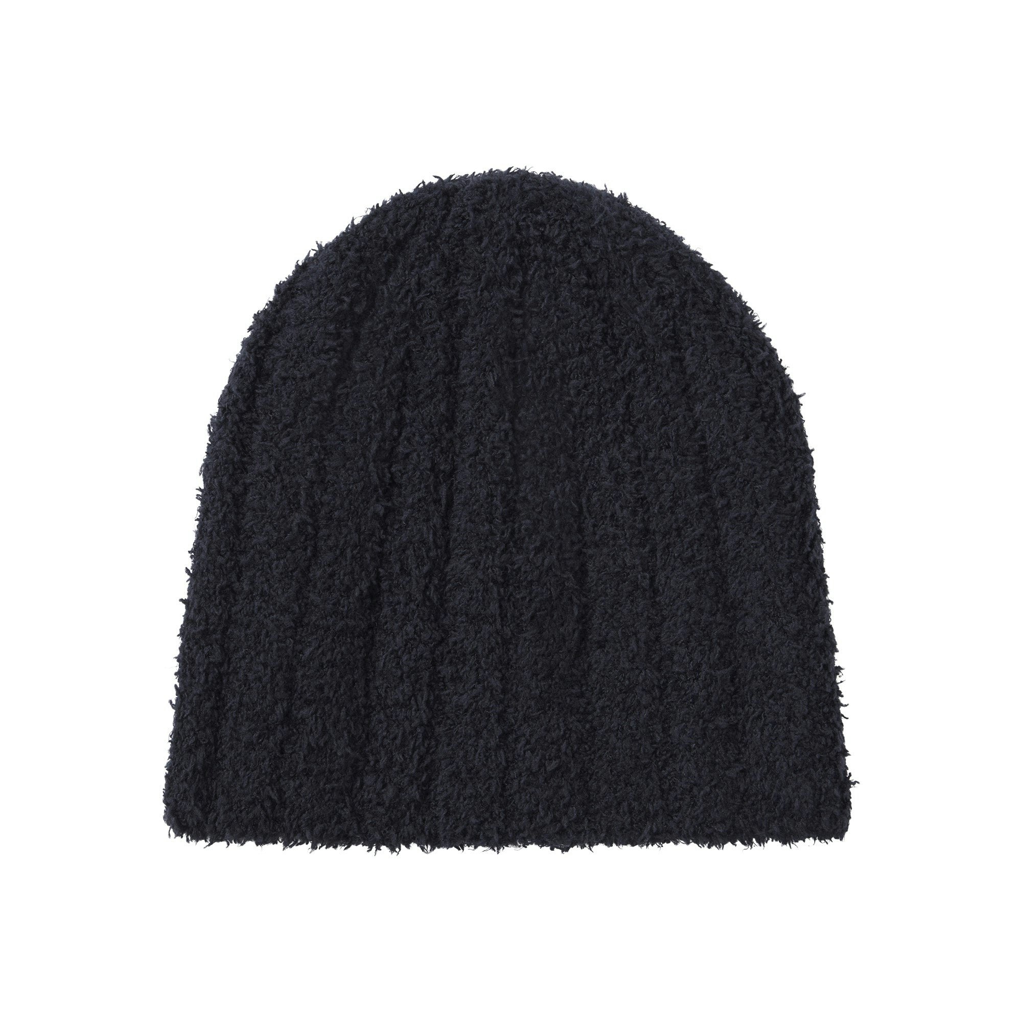 COZY KNIT MENS HAT AND SCARF PACK | ONYX ON A MODEL FRONT VIEW