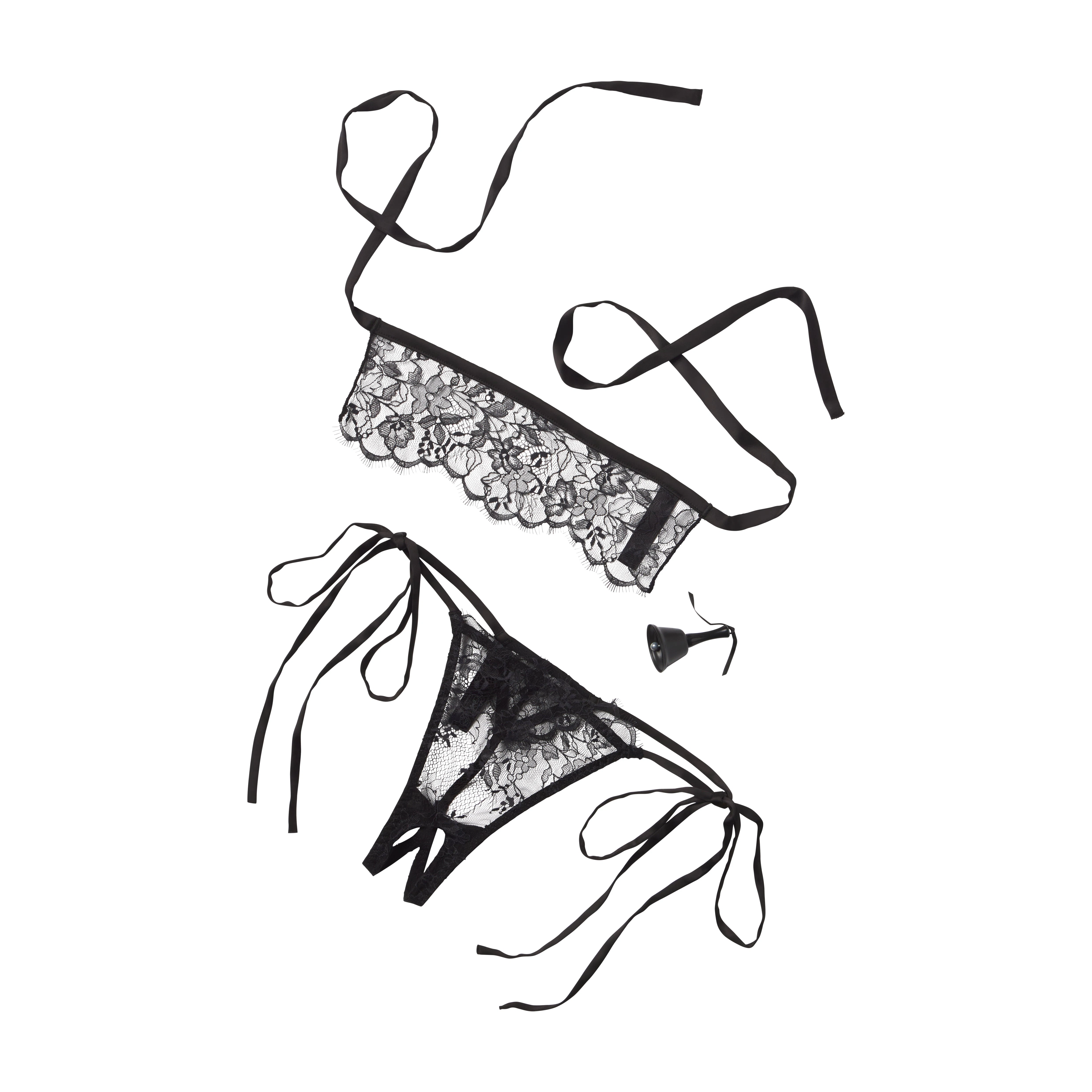 LACE PLAY KIT | ONYX FLAT ON A WHITE BACKGROUND | FLT